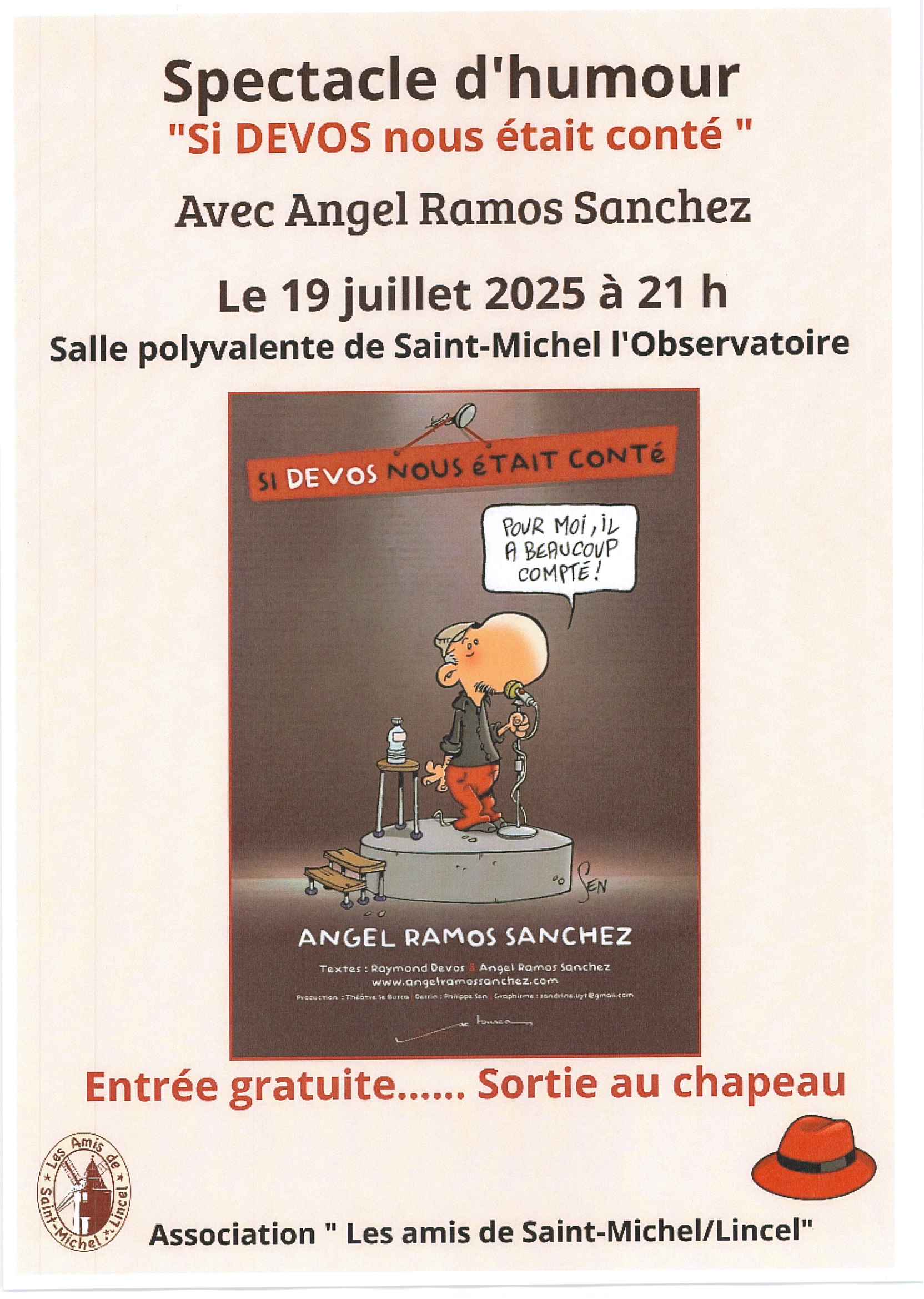 Spectacle d'humour / Si Devos m'tait cont