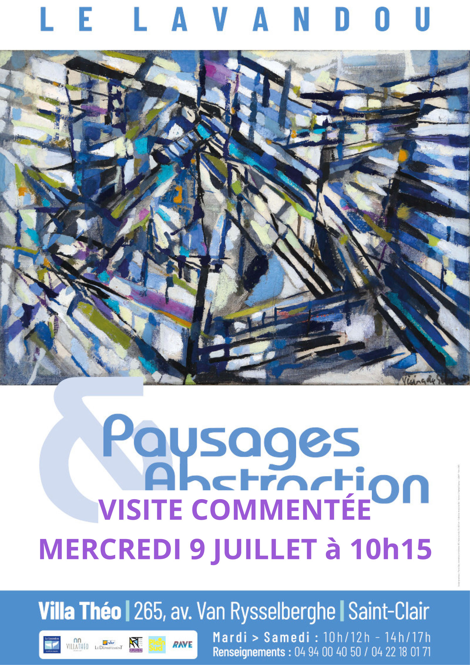 Visite commente Exposition Abstractions & Paysage