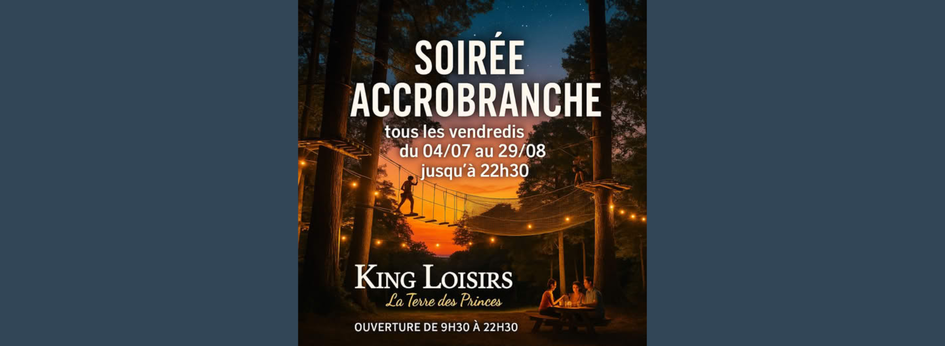 Soire accrobranche
