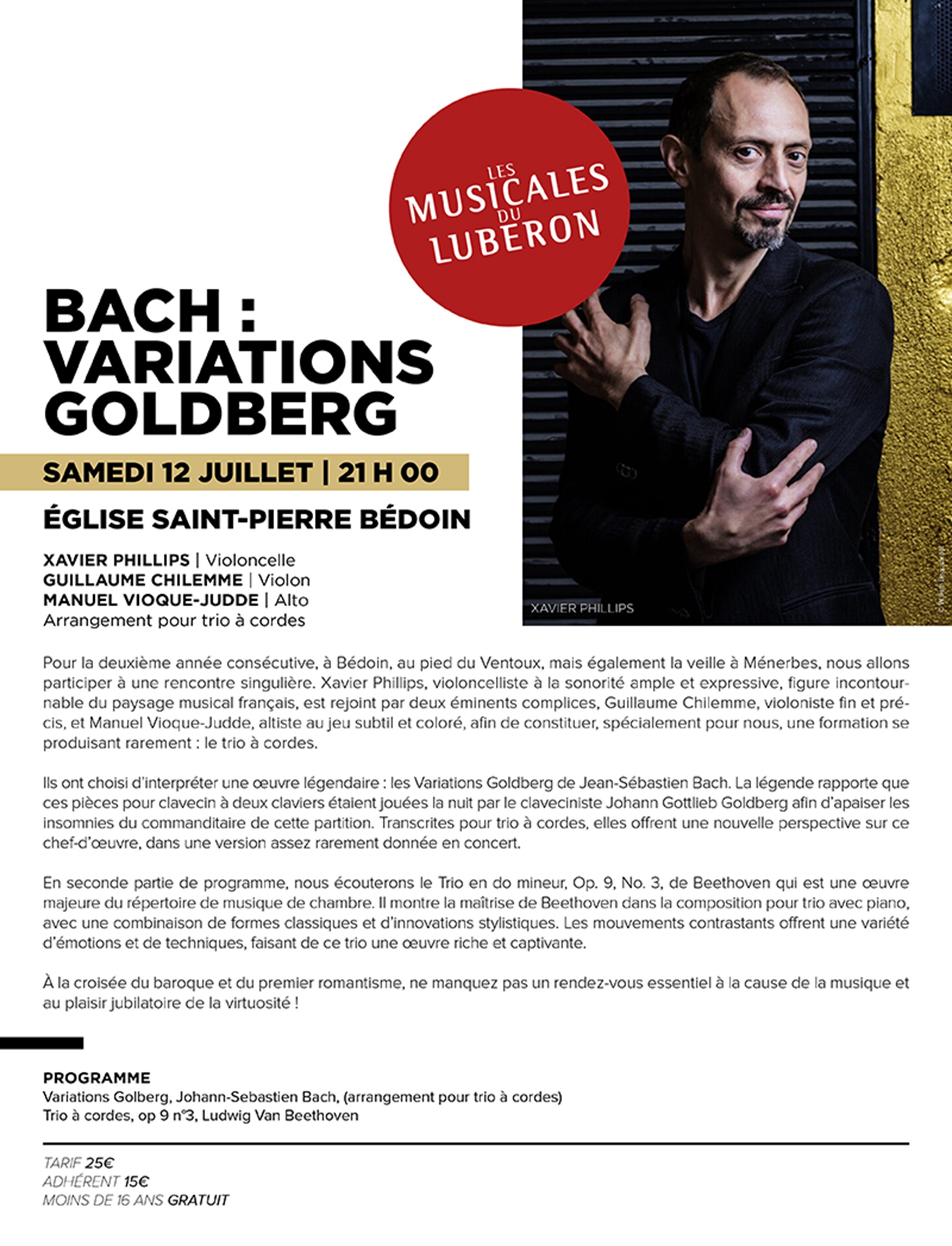 Les Musicales du Luberon : Concert 