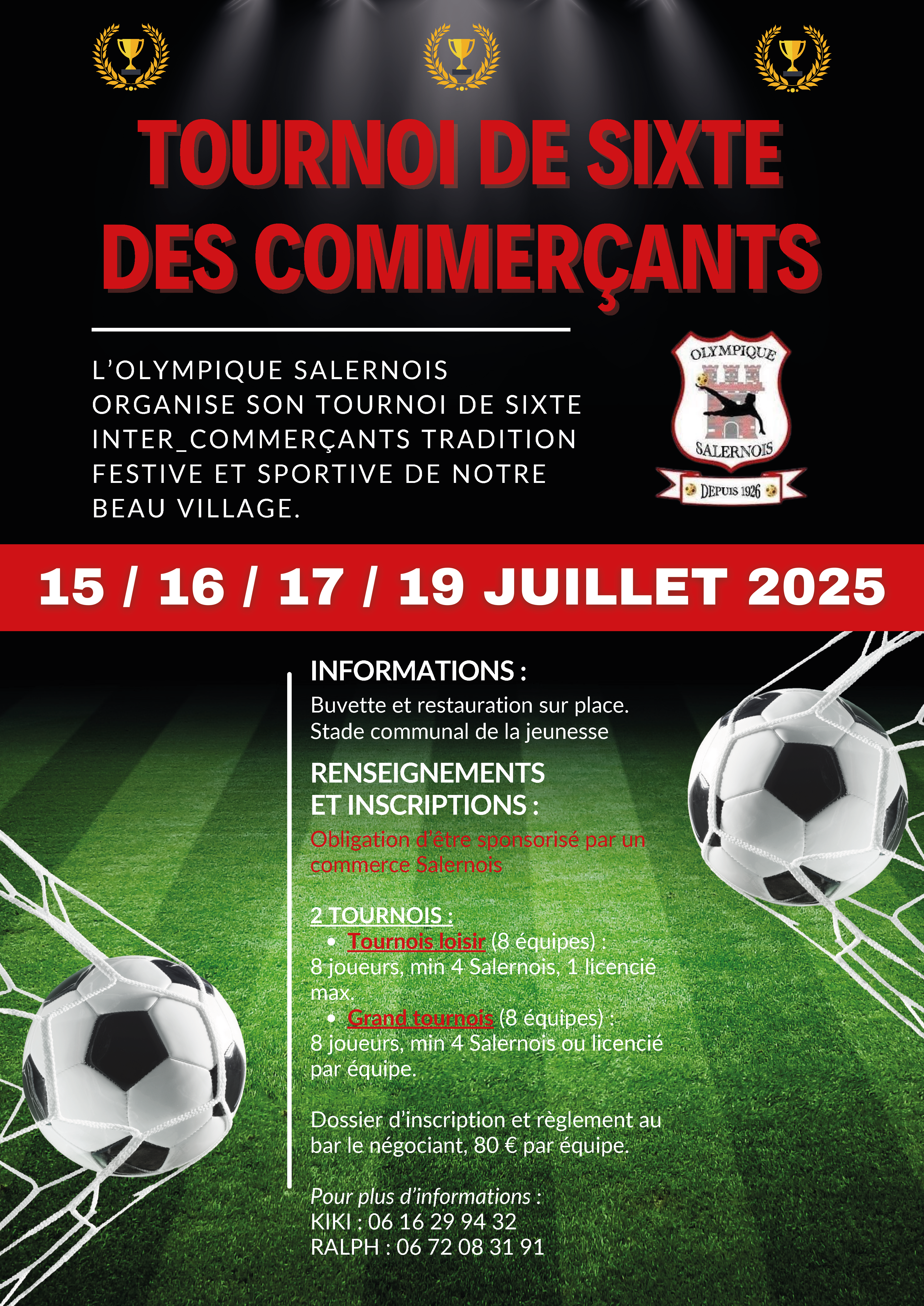 Tournoi de foot de l'Olympique Salernois