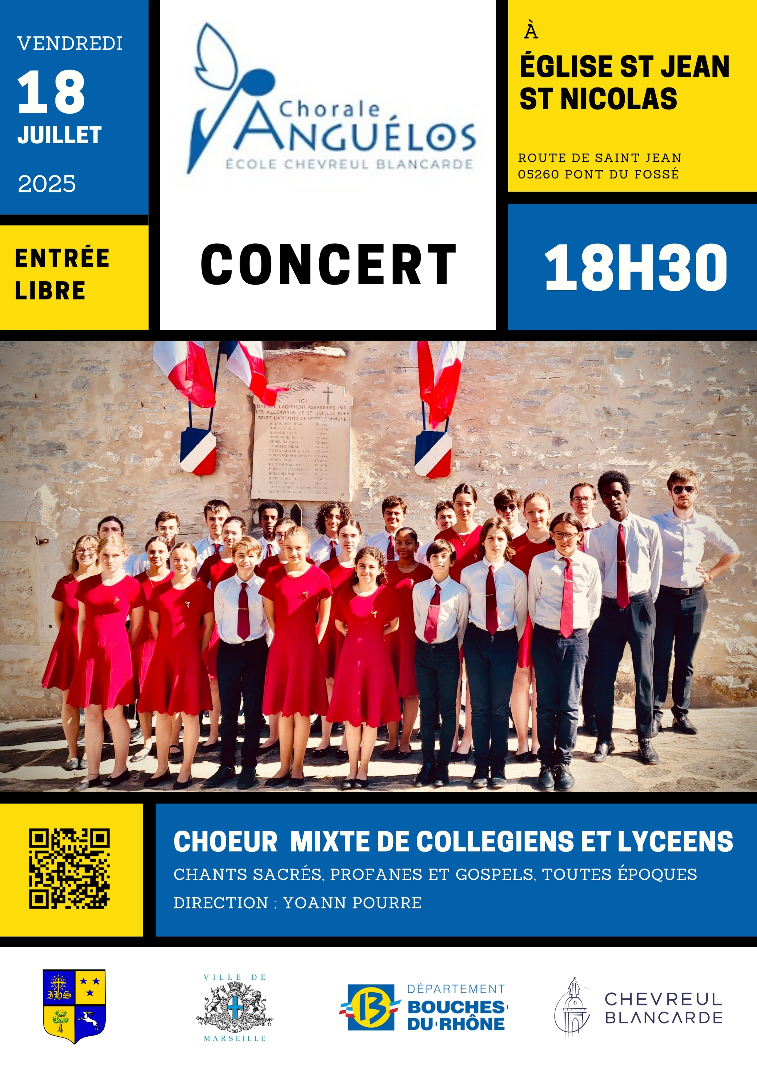 Concert de la Chorale Angulos