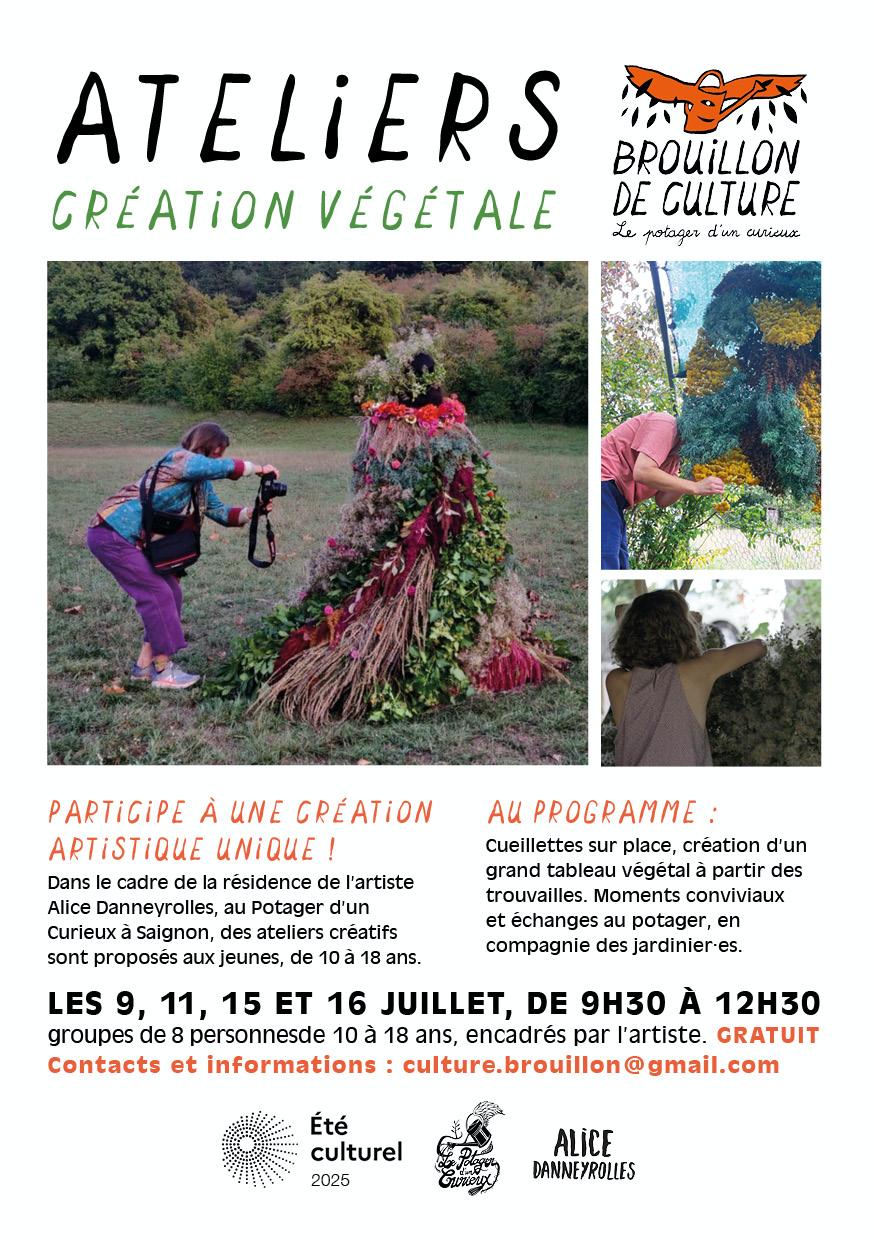 Ateliers de cration vgtale pour les jeunes