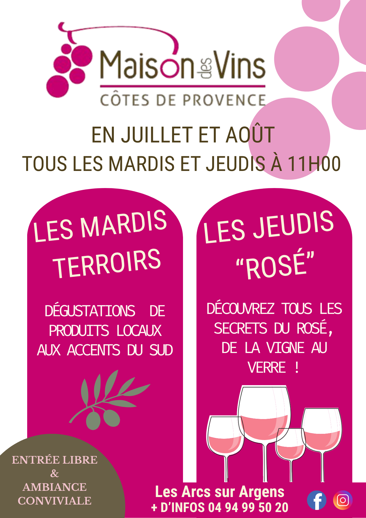 Maison des Vins Ctes de Provence- Les Jeudis Ros