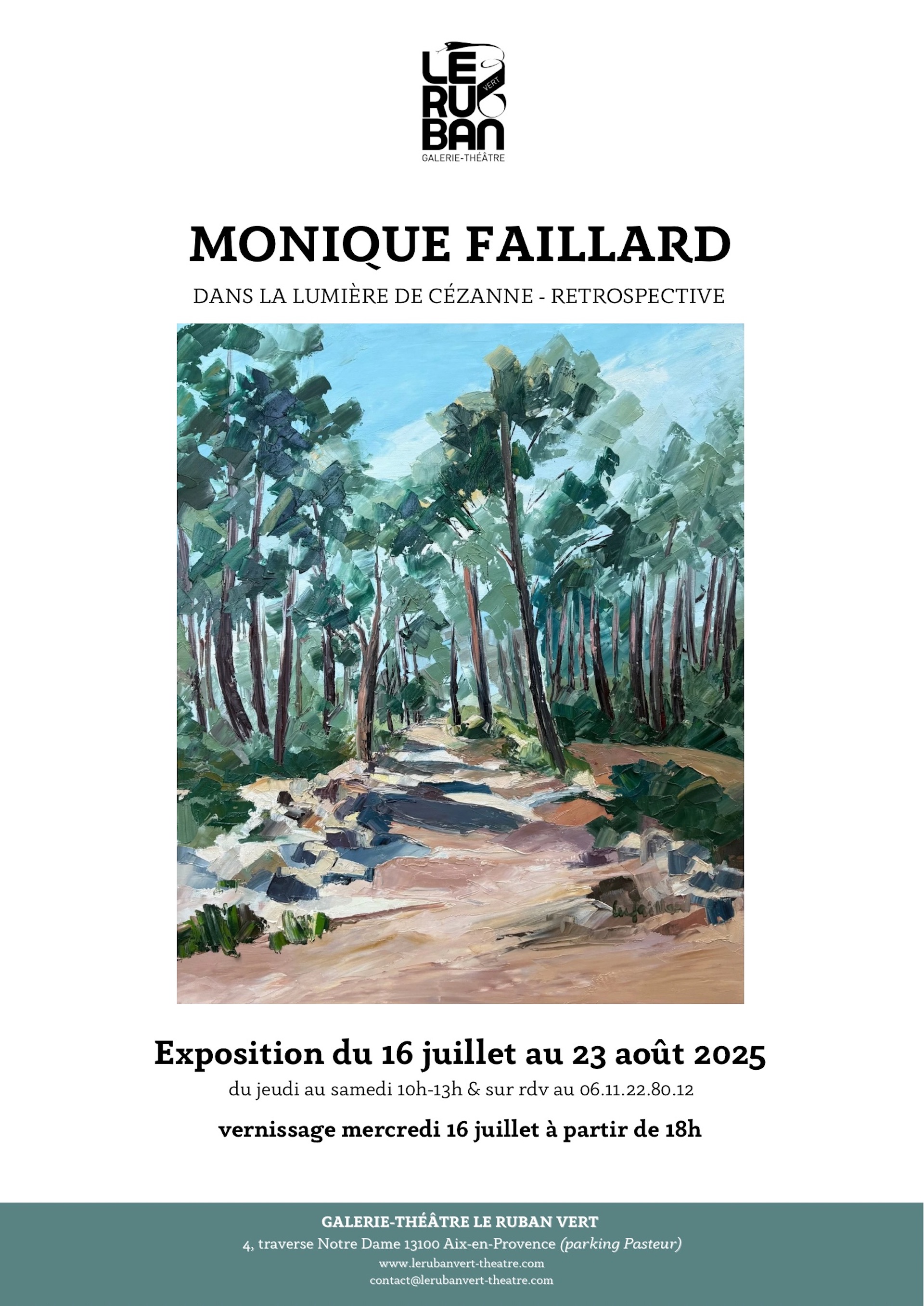 Monique Faillard - Dans la lumire de Cezanne - Rtrospective