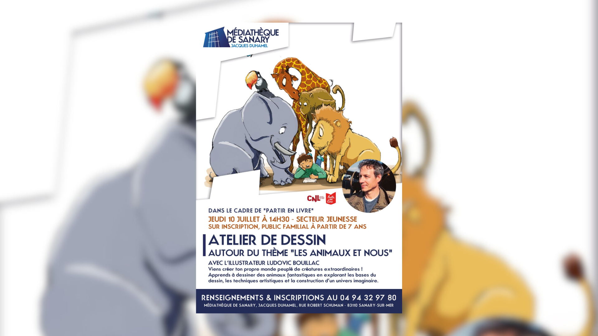 Atelier de dessin autour du thme 