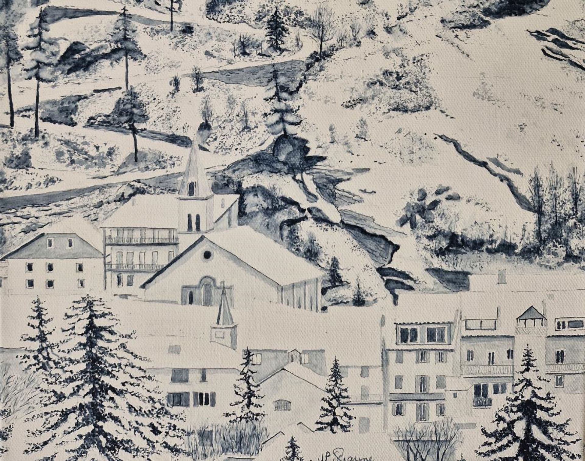 L'Ubaye en bleu