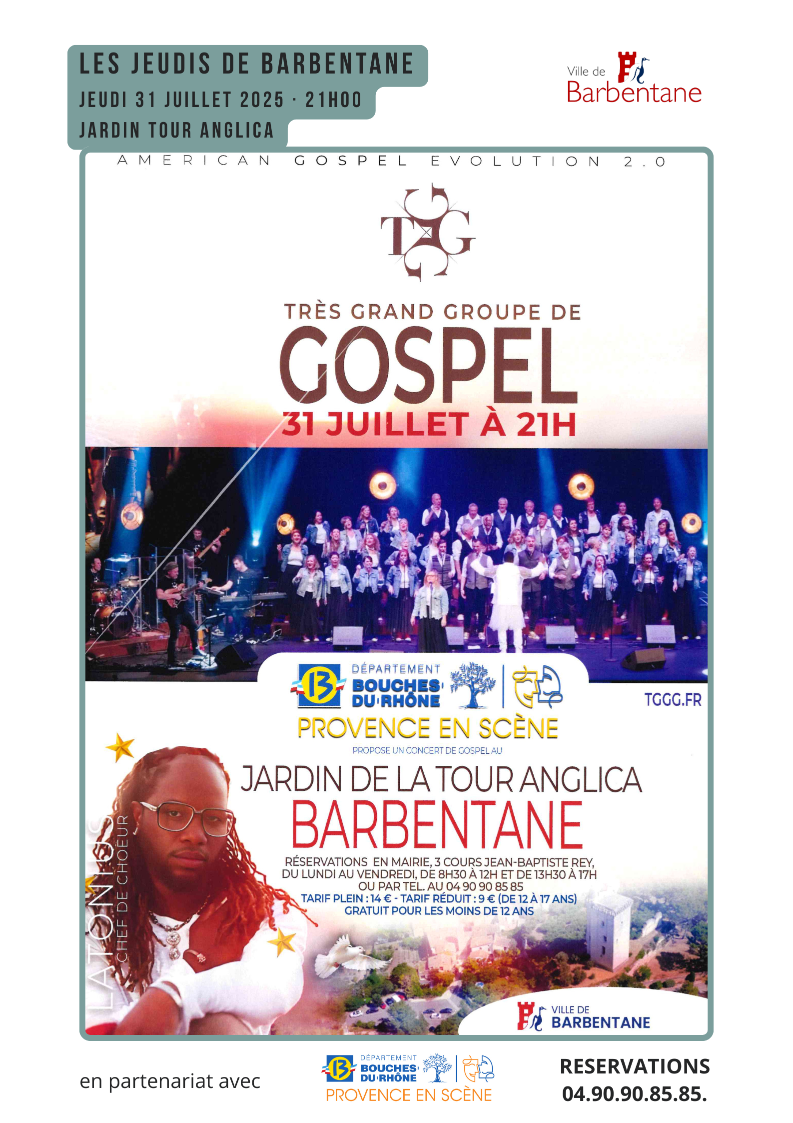 Les Jeudis de Barbentane - Trs Grand Groupe de Gospel