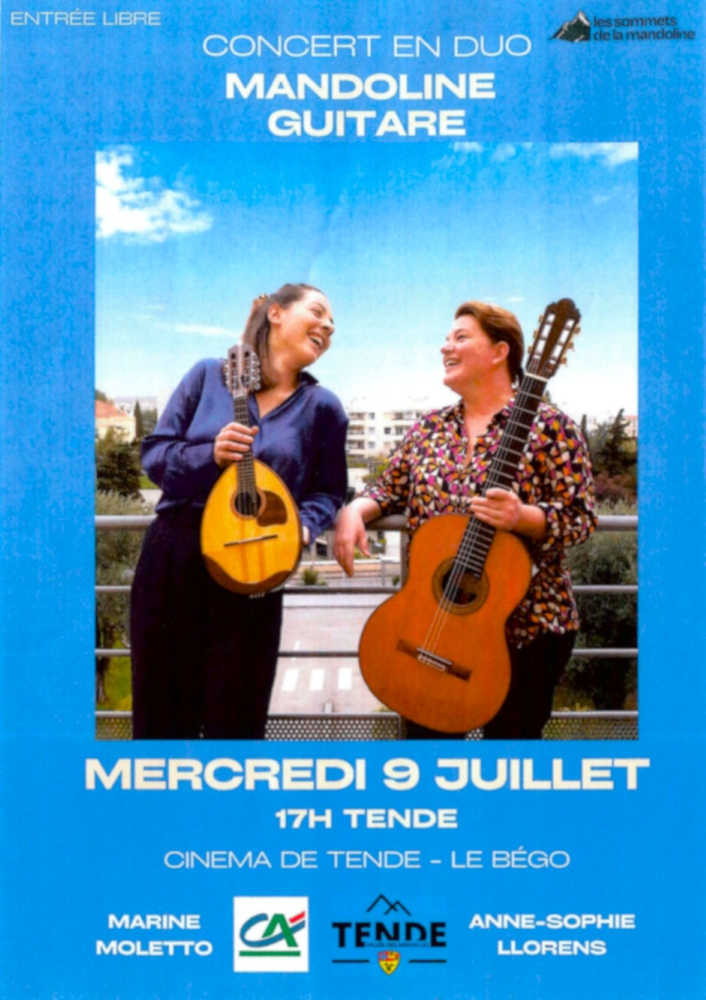Concert en duo mandoline guitare