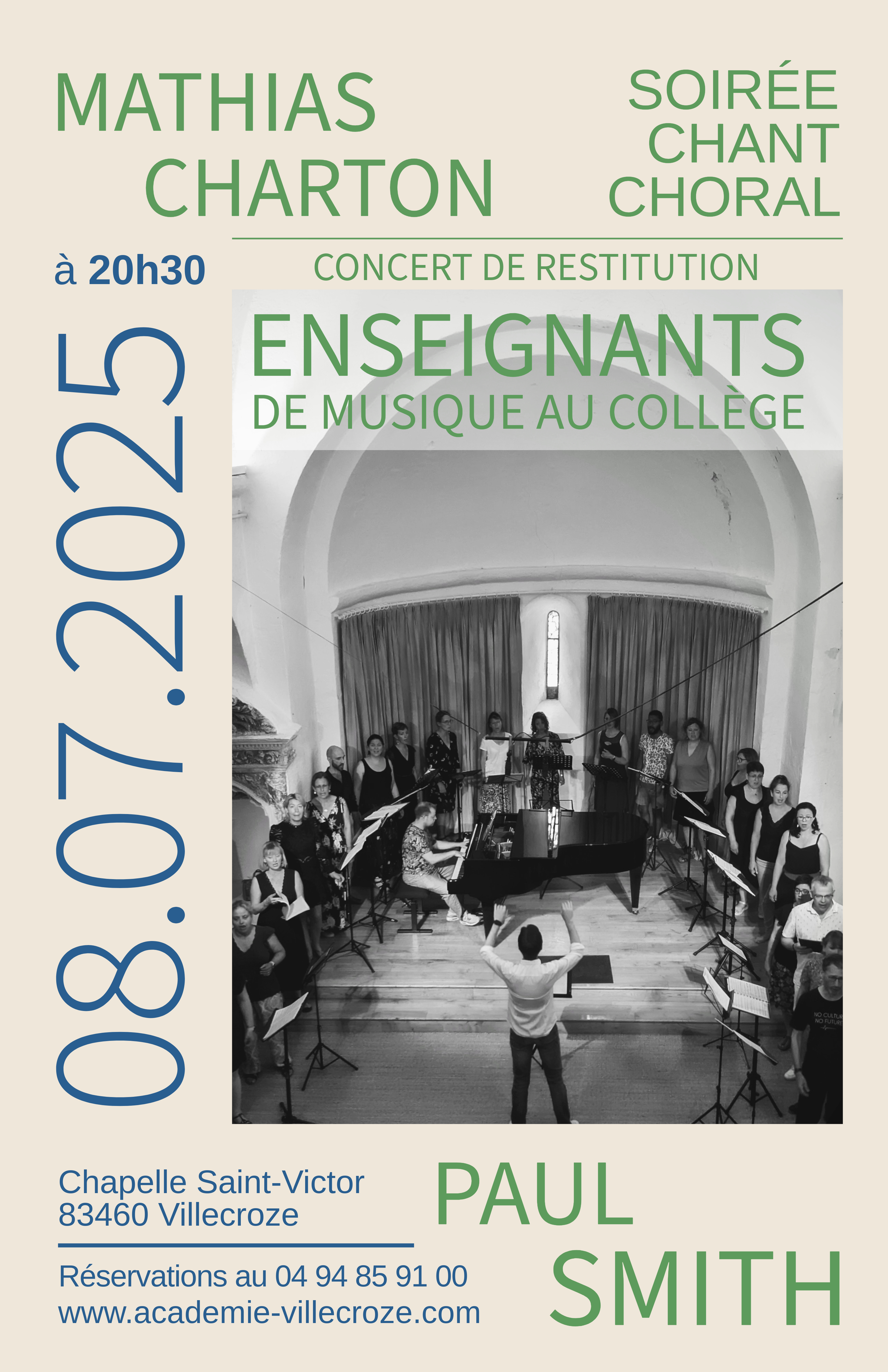 Soire chant choral