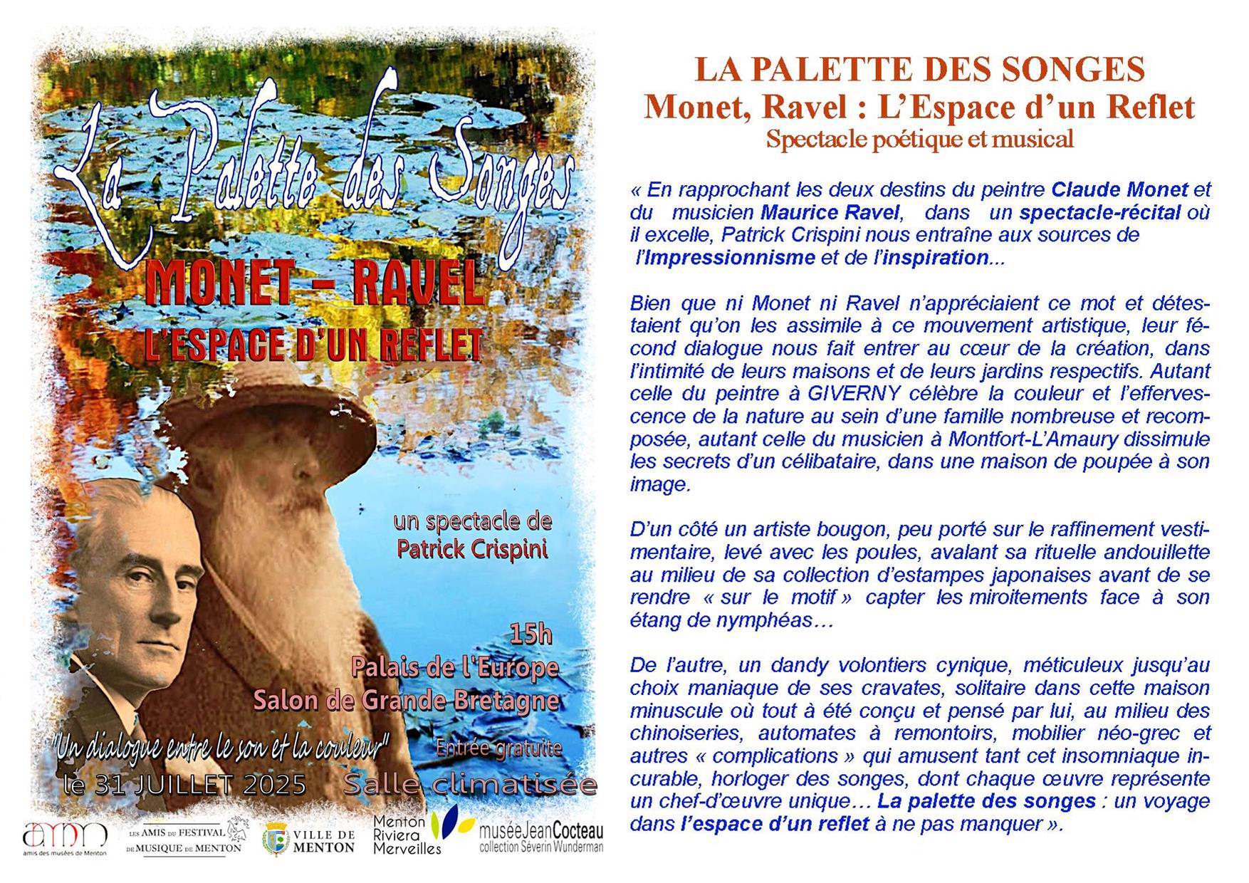 Spectacle musical en clbration du 150 me anniversaire de la naissance de Ravel