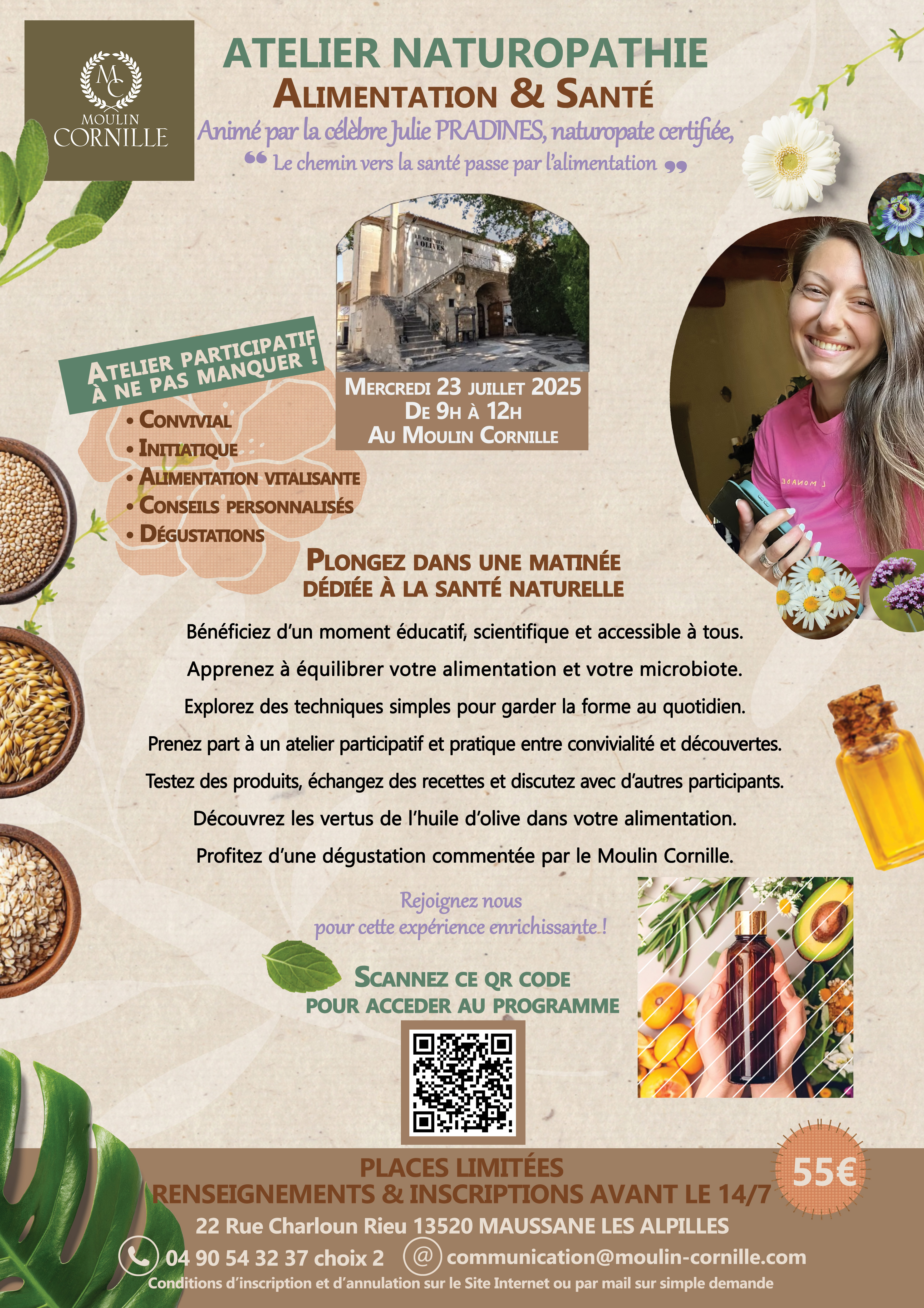 Atelier Naturopathie au Moulin Cornille