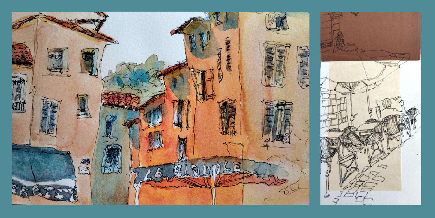 Stage carnet de voyage en Provence
