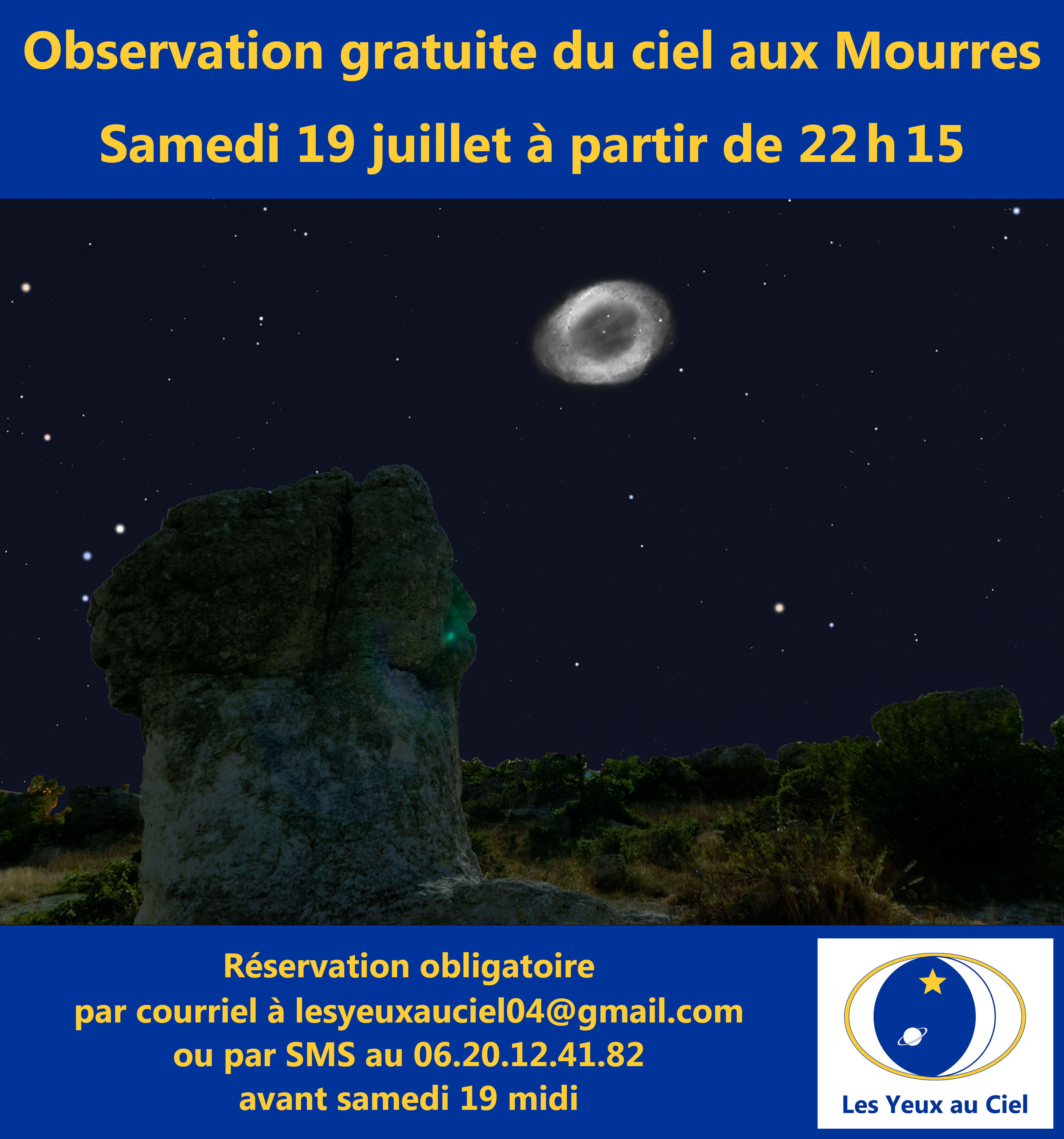 Observation du ciel aux Mourres