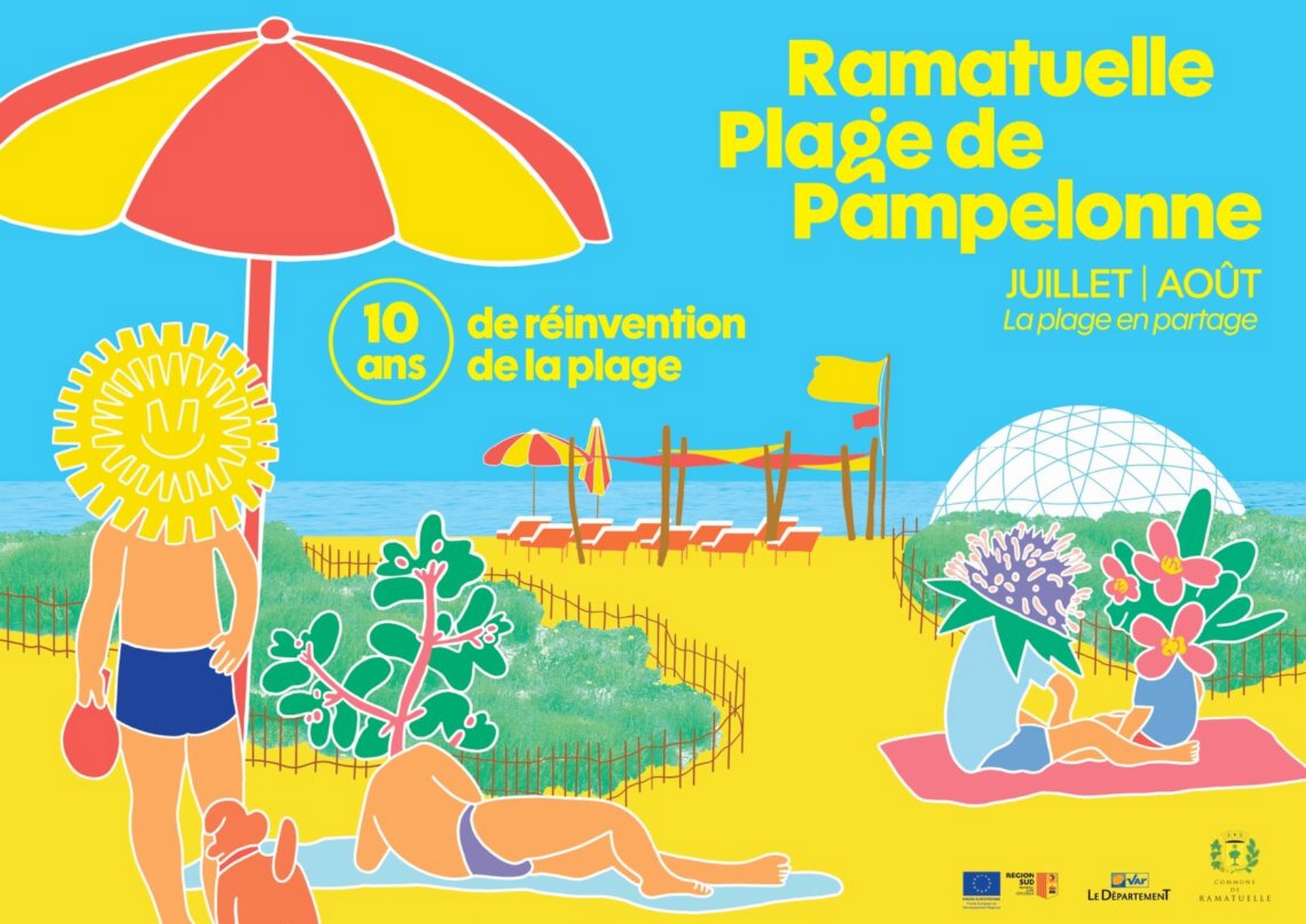  Regards croiss  - Table ronde -  Plage de Pampelonne