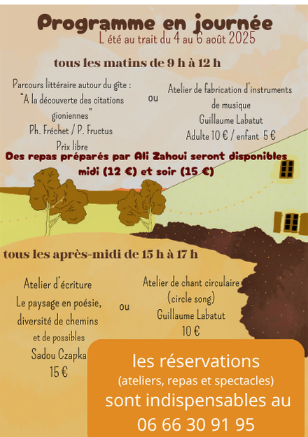 L'ETE  AU TRAIT 