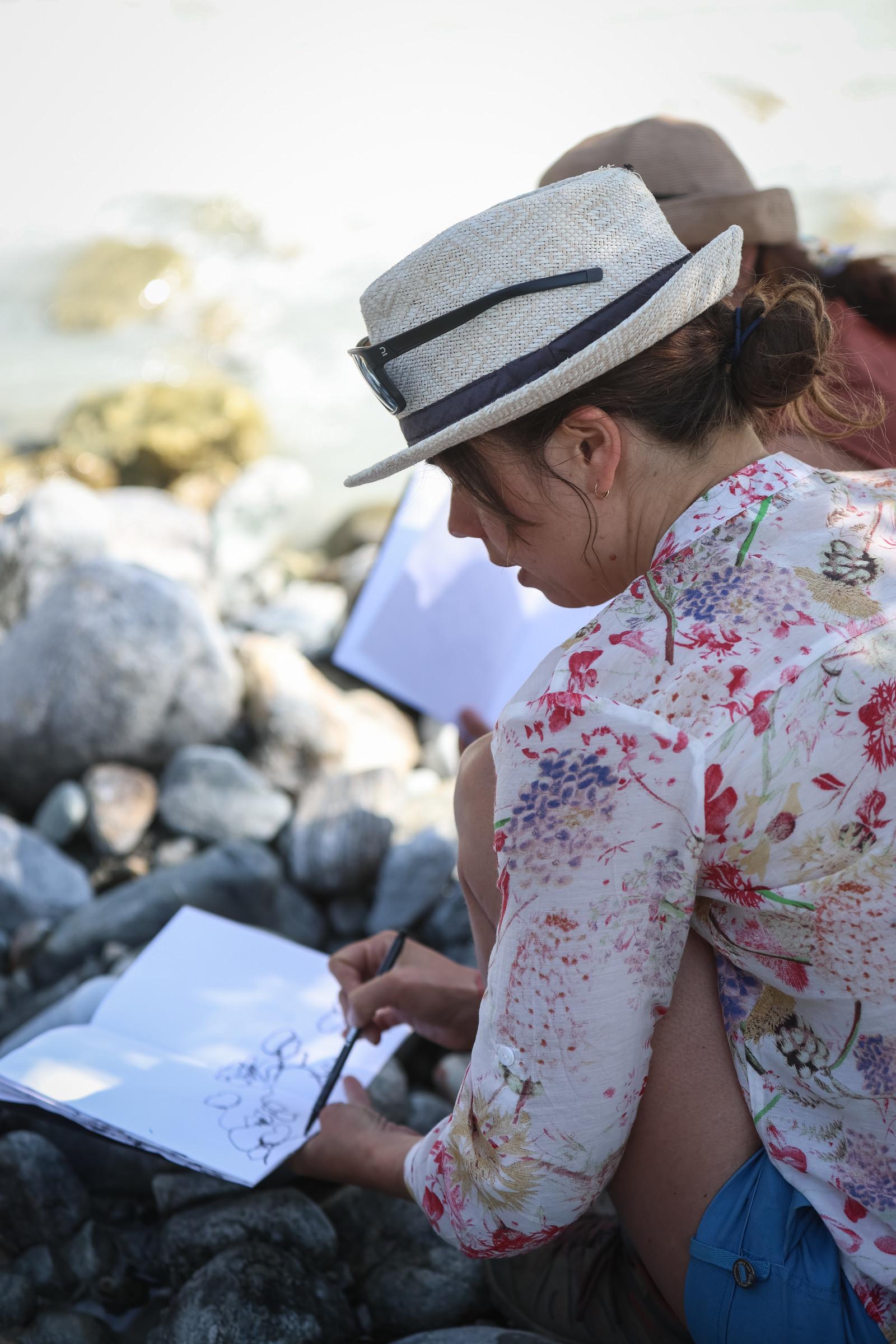 Atelier de dessin et de linogravure 