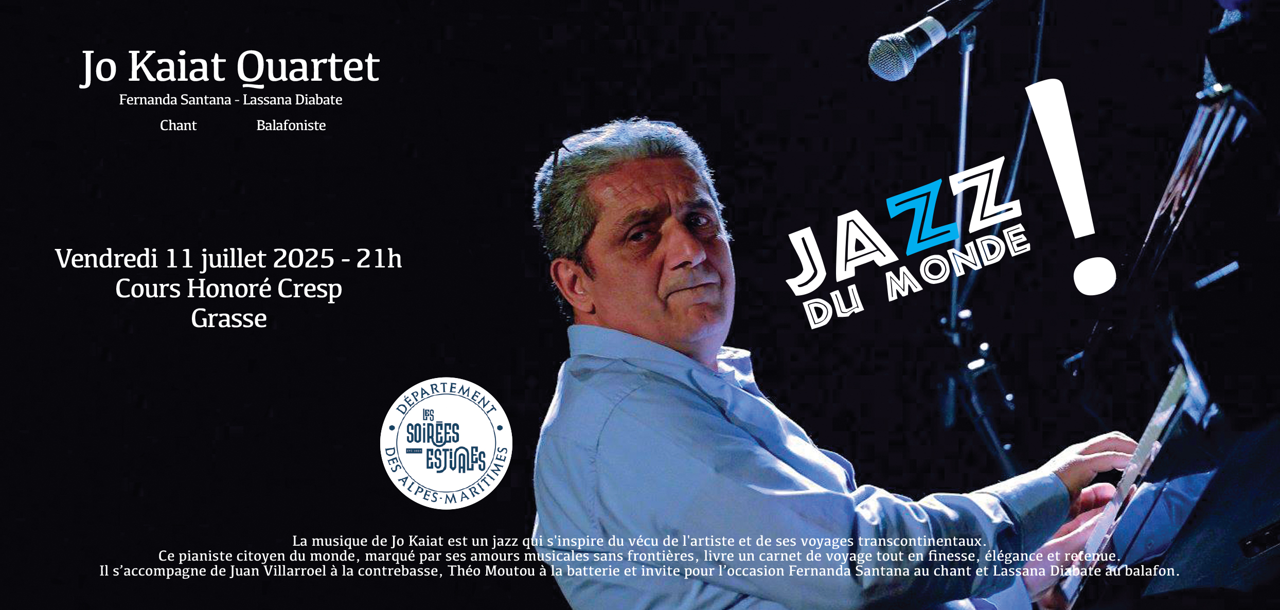 Jo Kaiat Quartet invite Ingrid Legrand - Les Soires Estivales