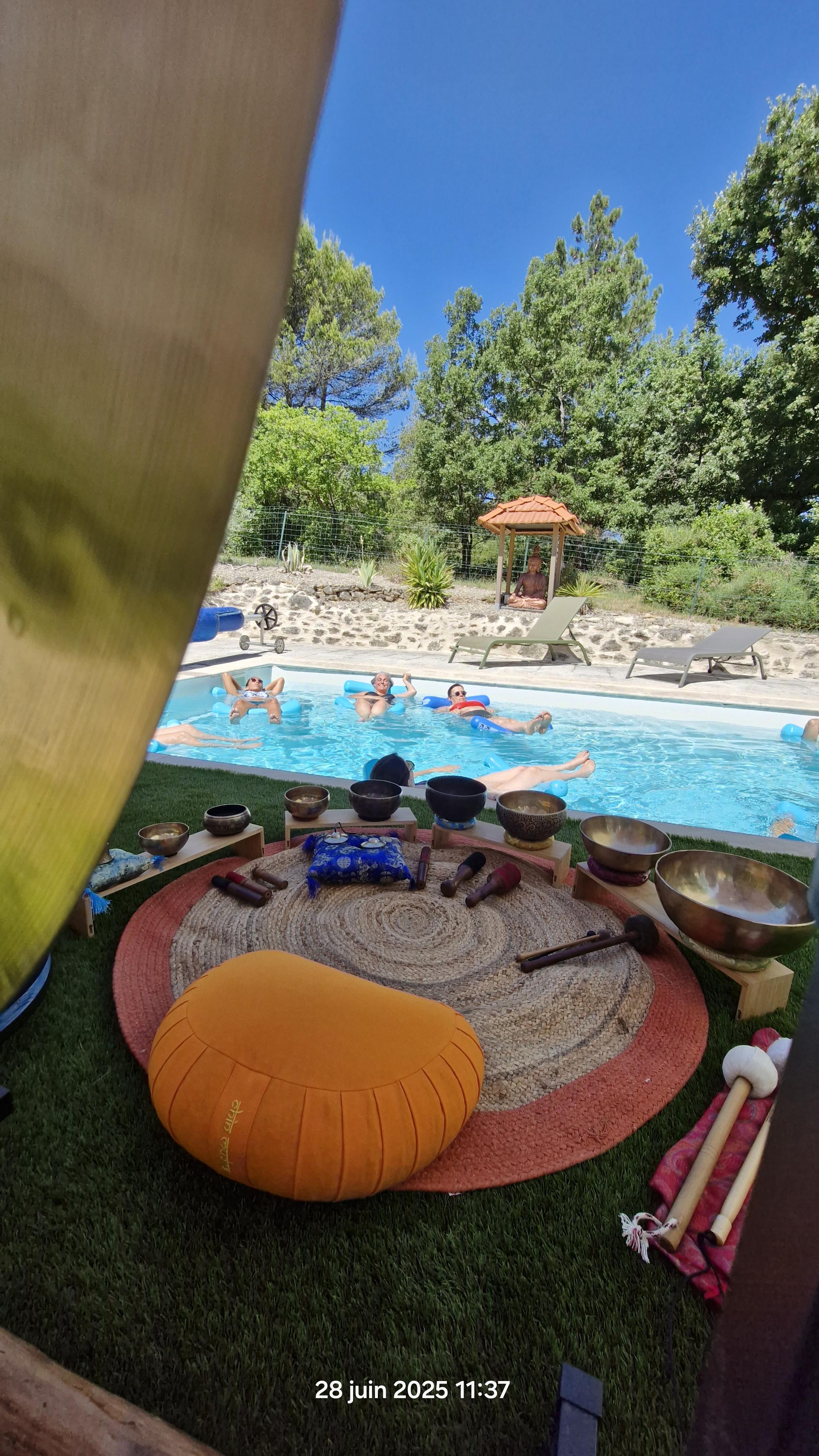 Atelier yoga & bain sonore aquatique