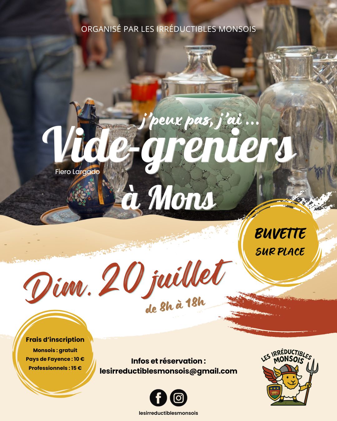 Vide-greniers � Mons - Fiero Largado