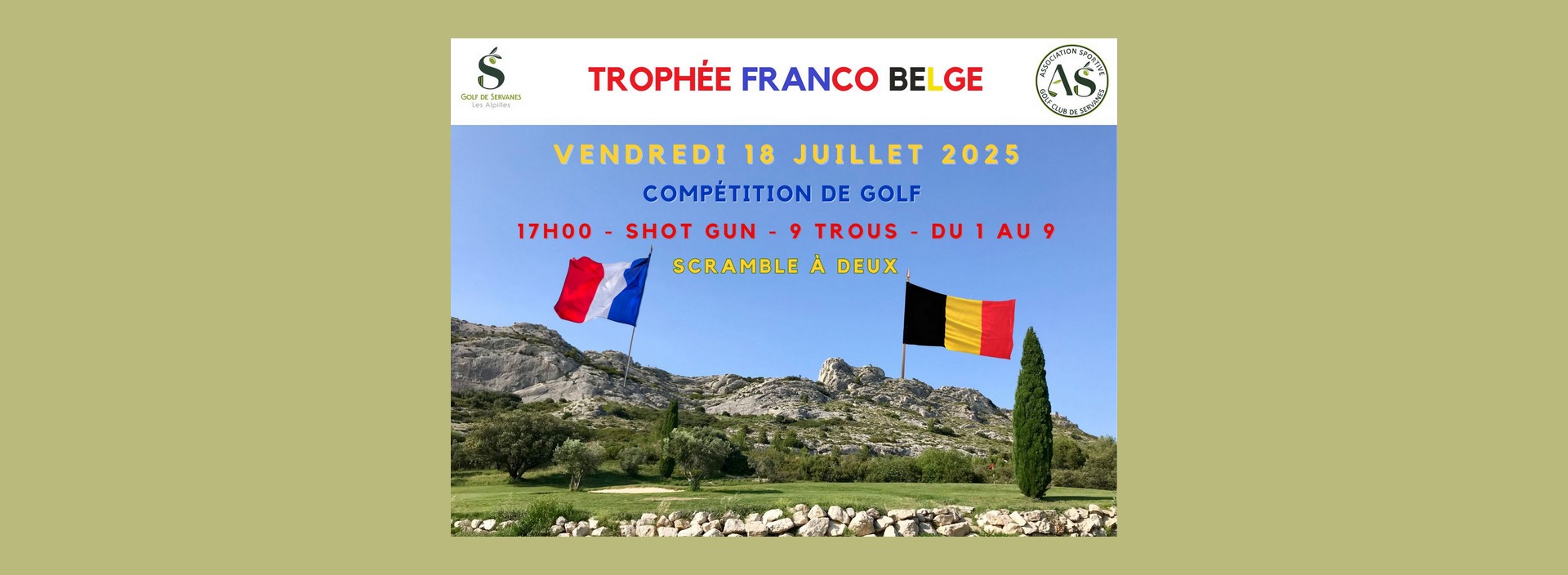 Comptition de golf - Trophe Franco-Belge