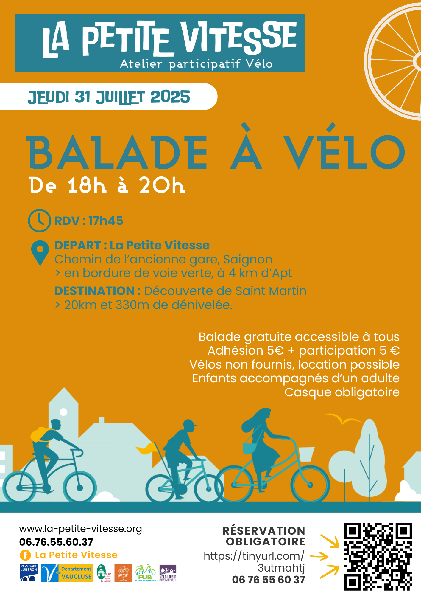 Balade  vlo accompagne