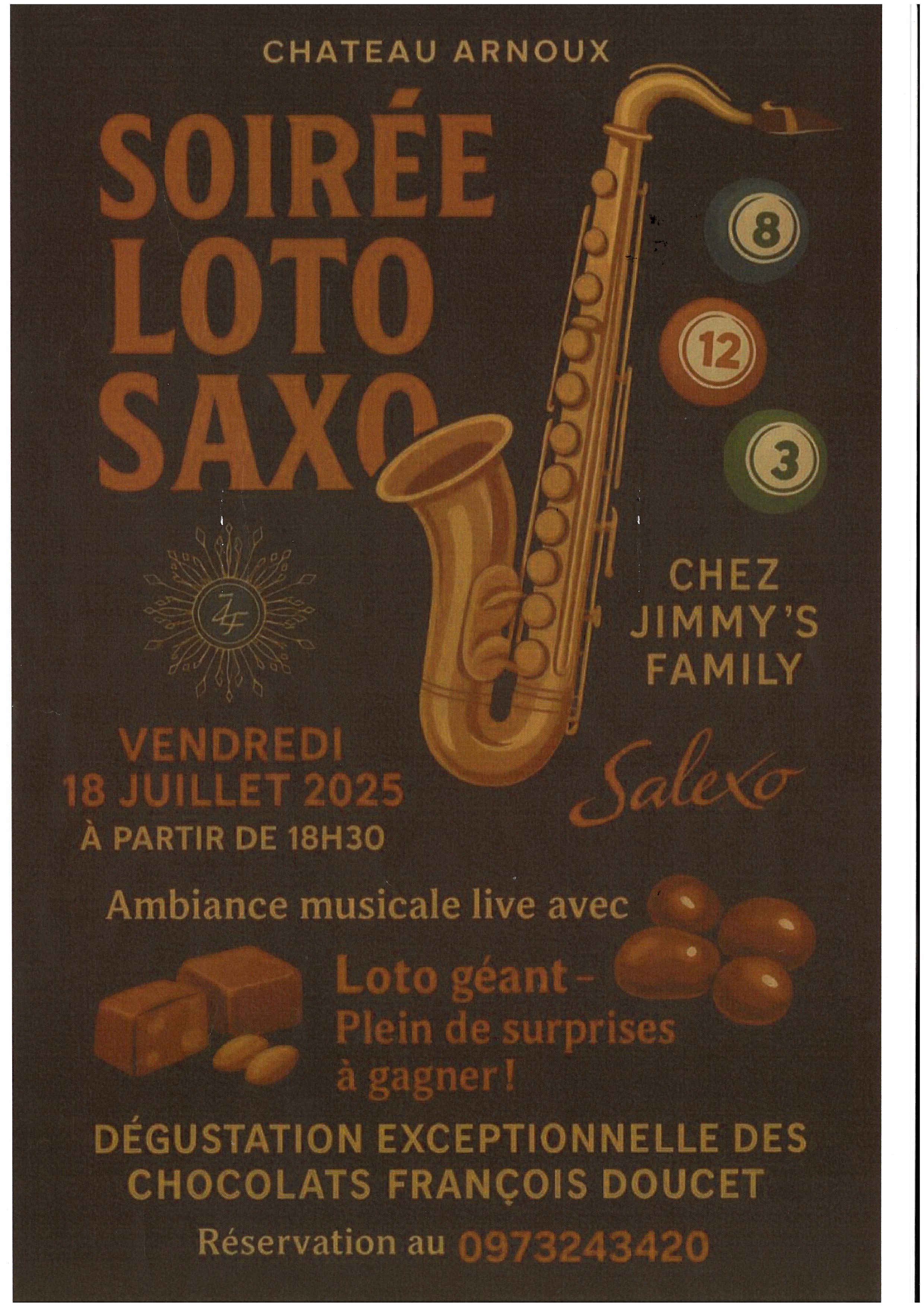 Soire loto saxo