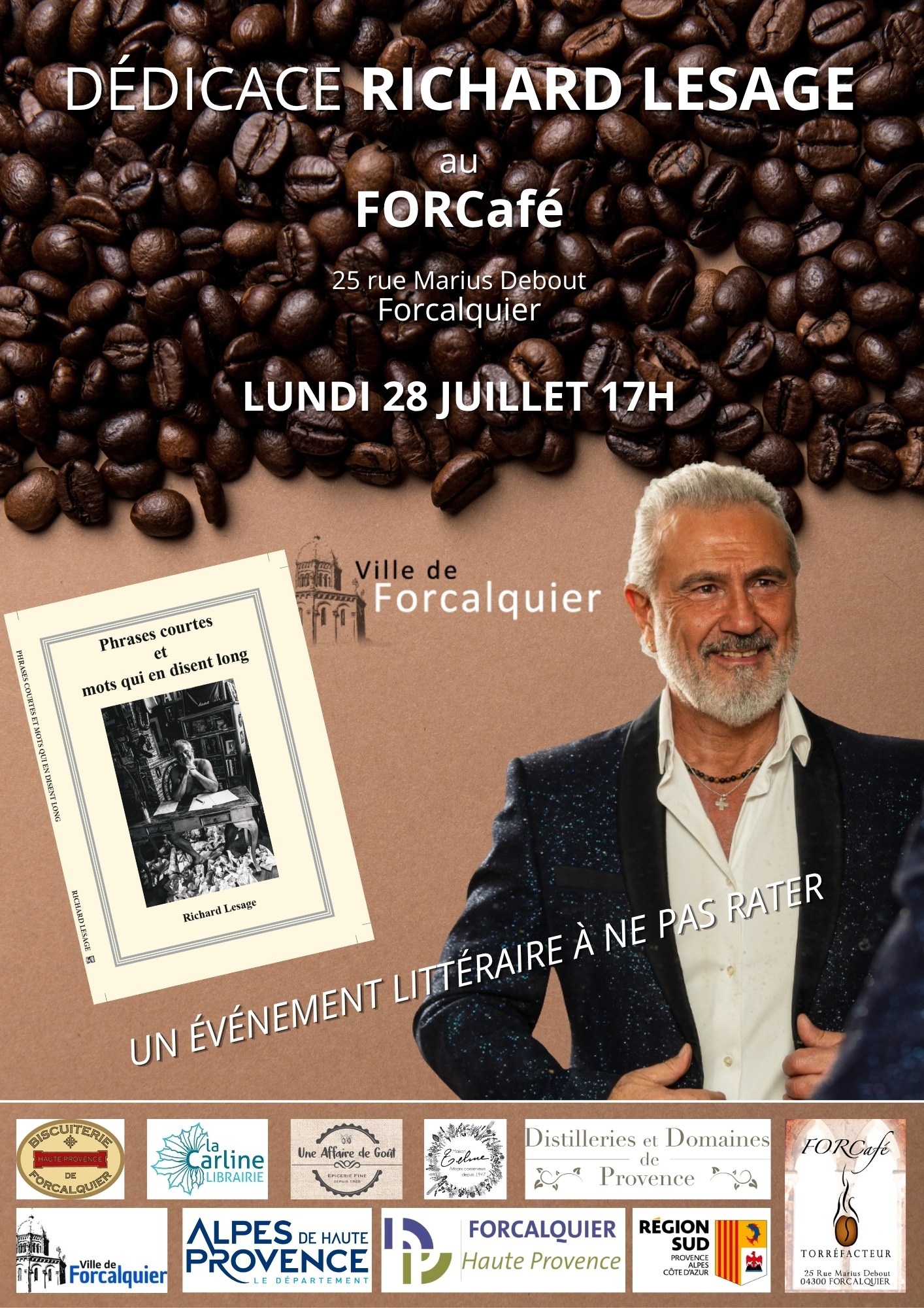 Sance de ddicaces par Richard Lesage 