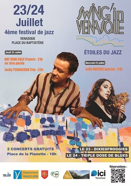 Festival de Jazz swing in Venasque : pass 2 jours