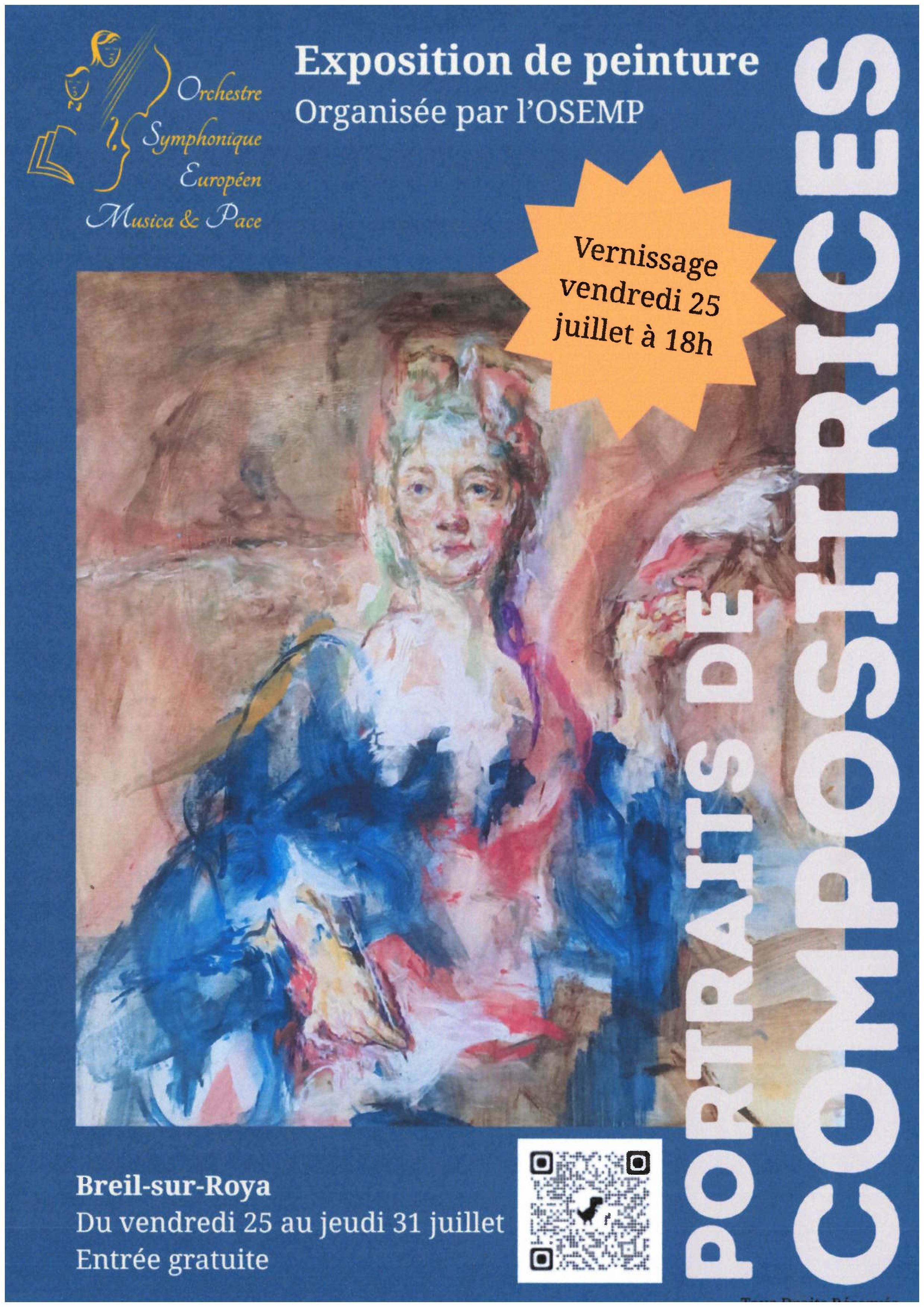 Exposition de peinture : Portraits de compositrices