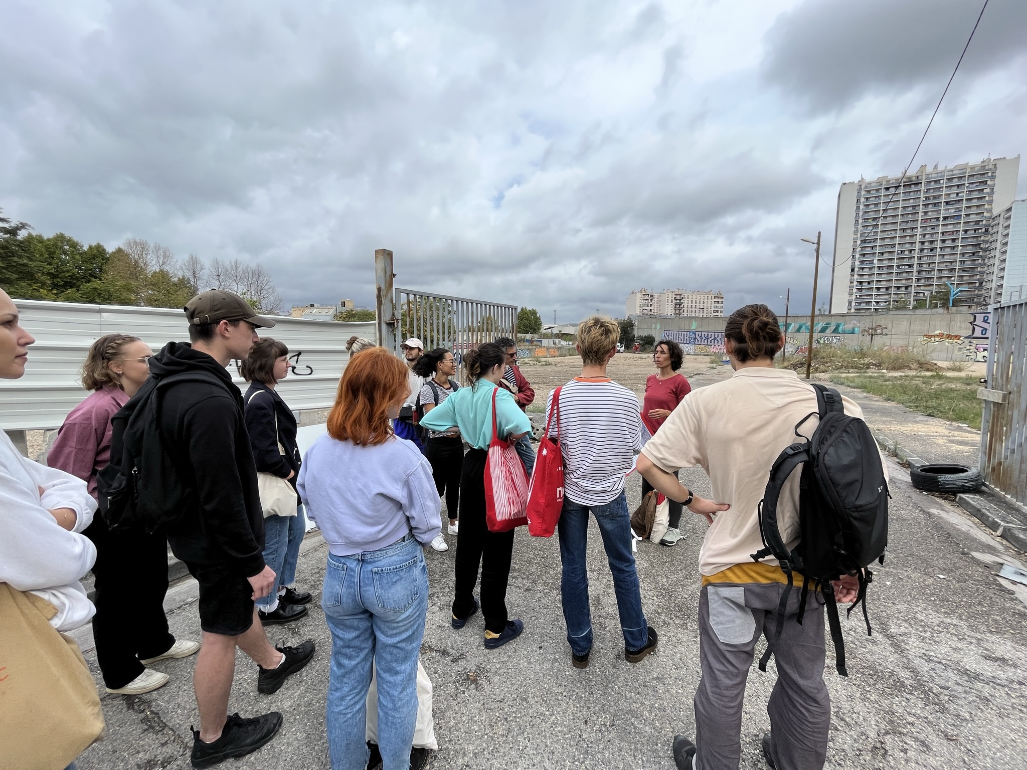 Atelier de dcouverte urbaine : le futur parc des Aygalades