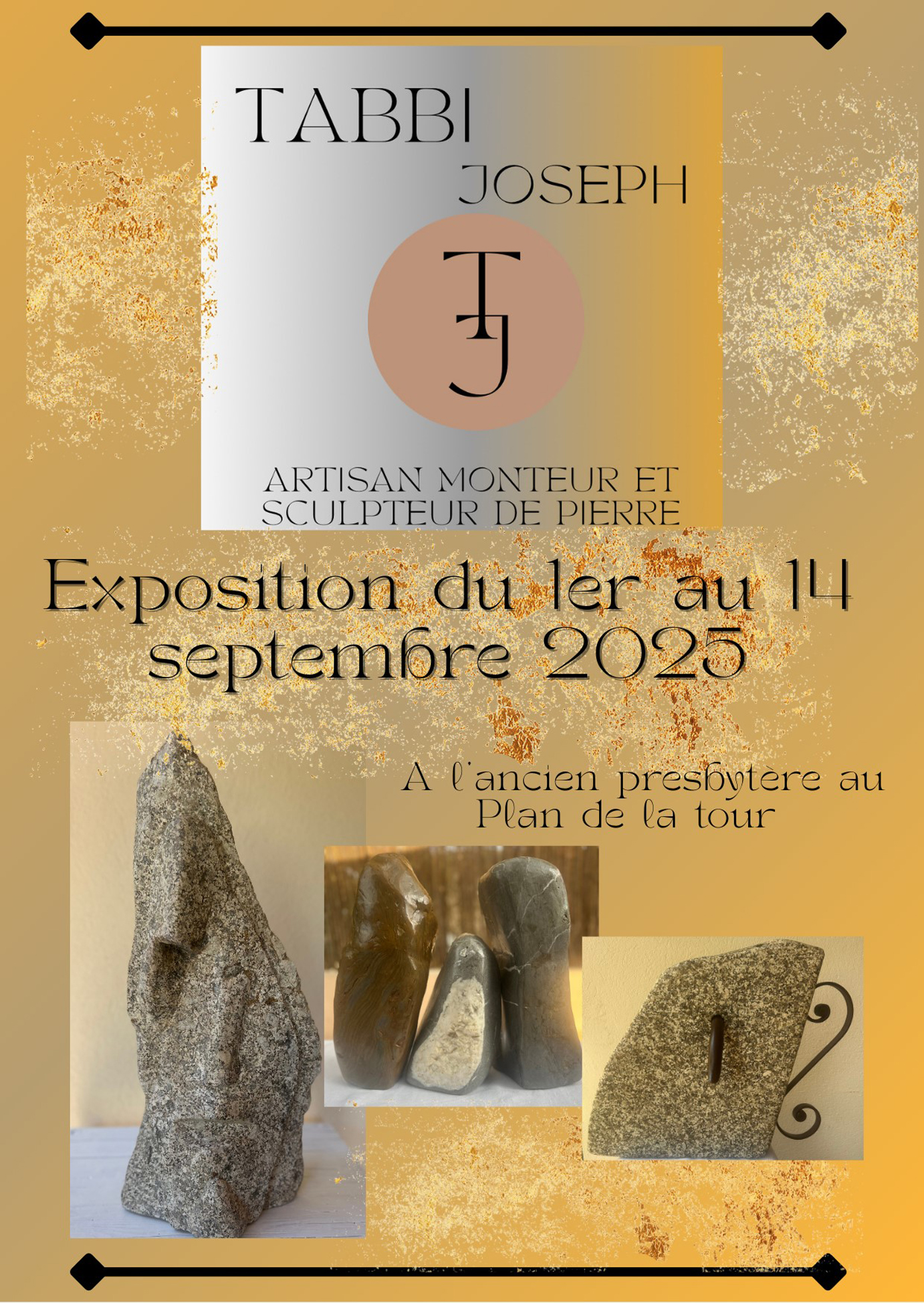 Exposition - Sculptures sur pierre  - Joseph Tabbi,