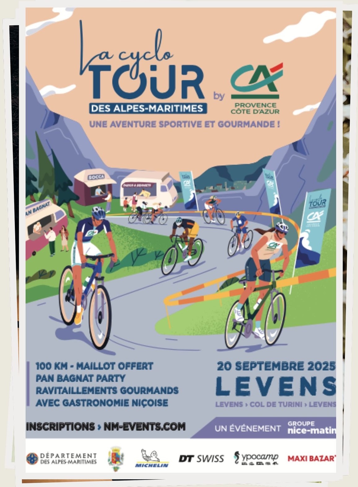 la Cyclo du Tour des Alpes-Maritimes