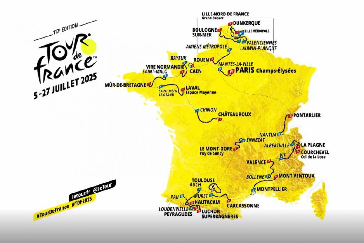 Arrive Tour de France 2025 au Mont Ventoux
