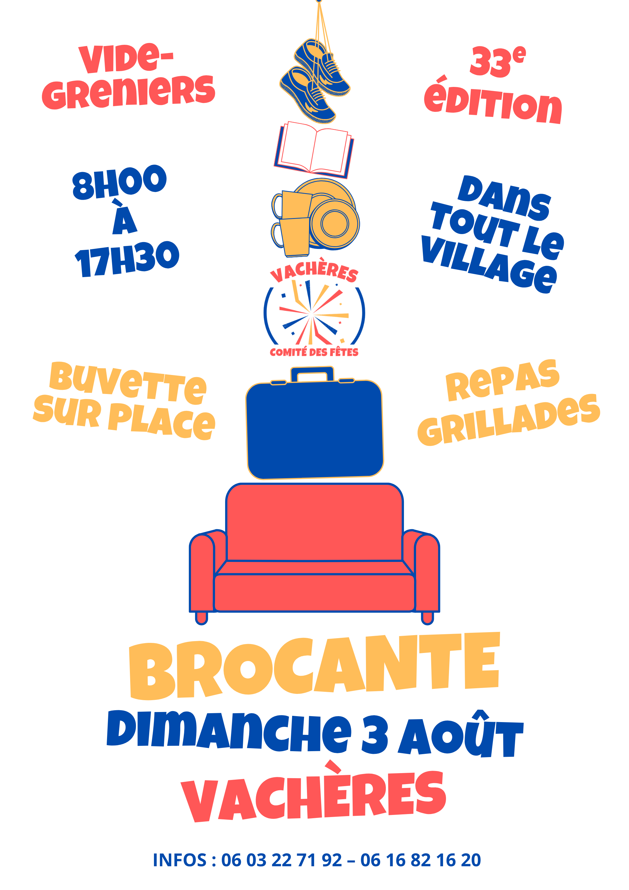 Brocante / vide-greniers  Vachres