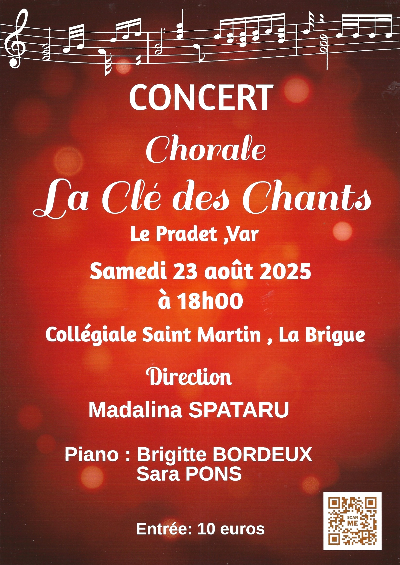 Concert chorale La cle des chants Le pradet