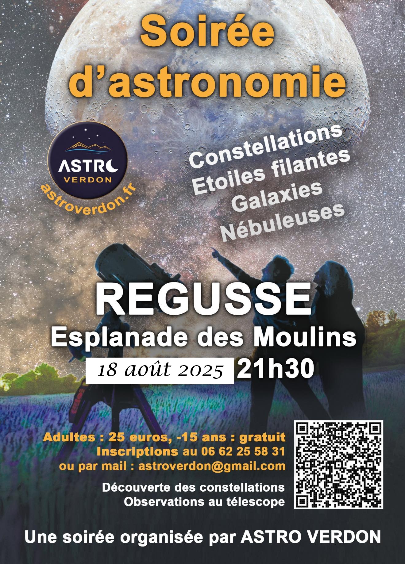 Soire dcouverte de lastronomie  Rgusse