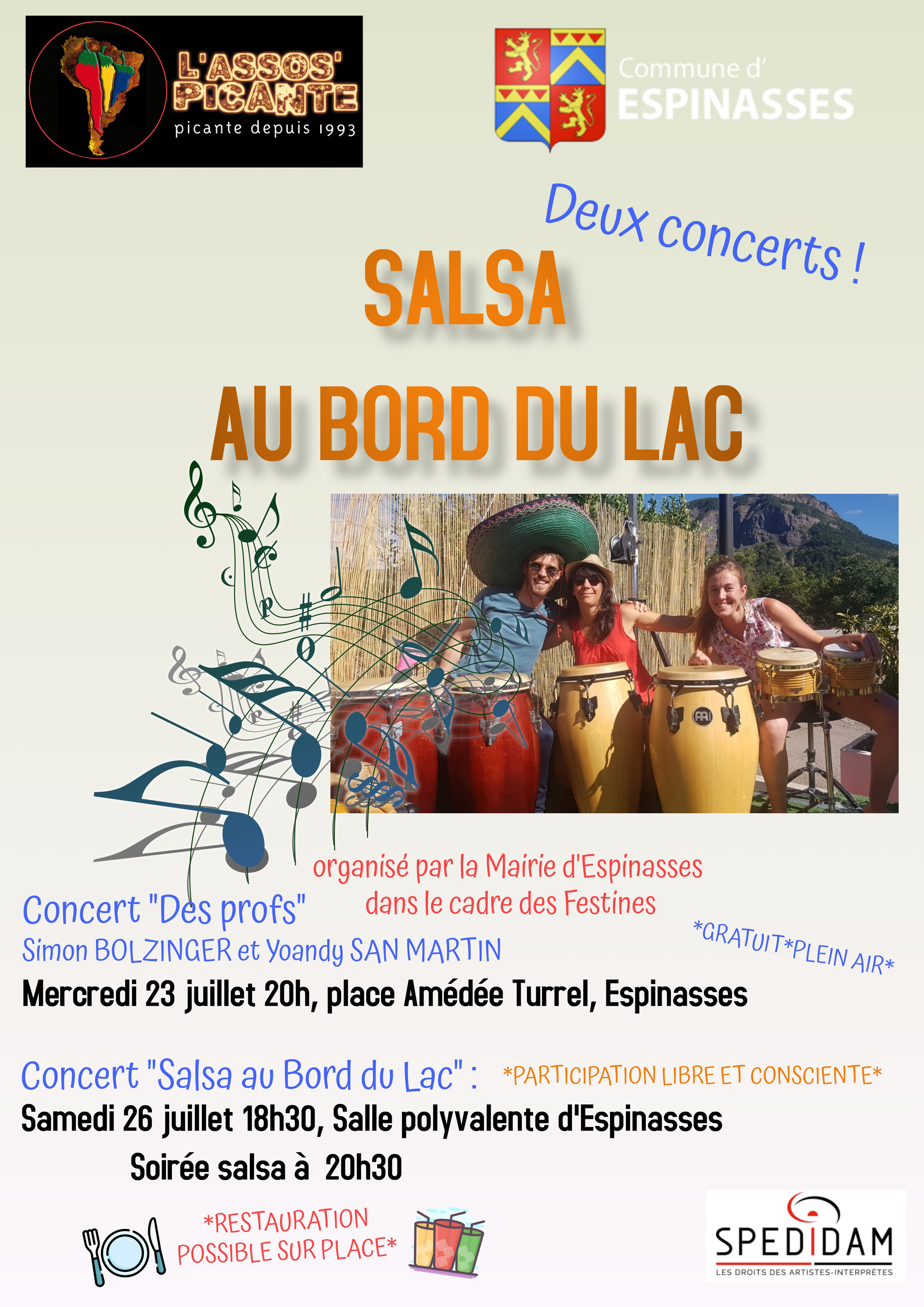 SALSA AU BORD DU LAC