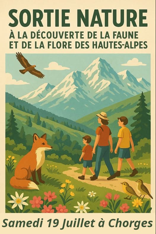 Sortie nature : dcouverte de la faune et flore des Hautes-Alpes