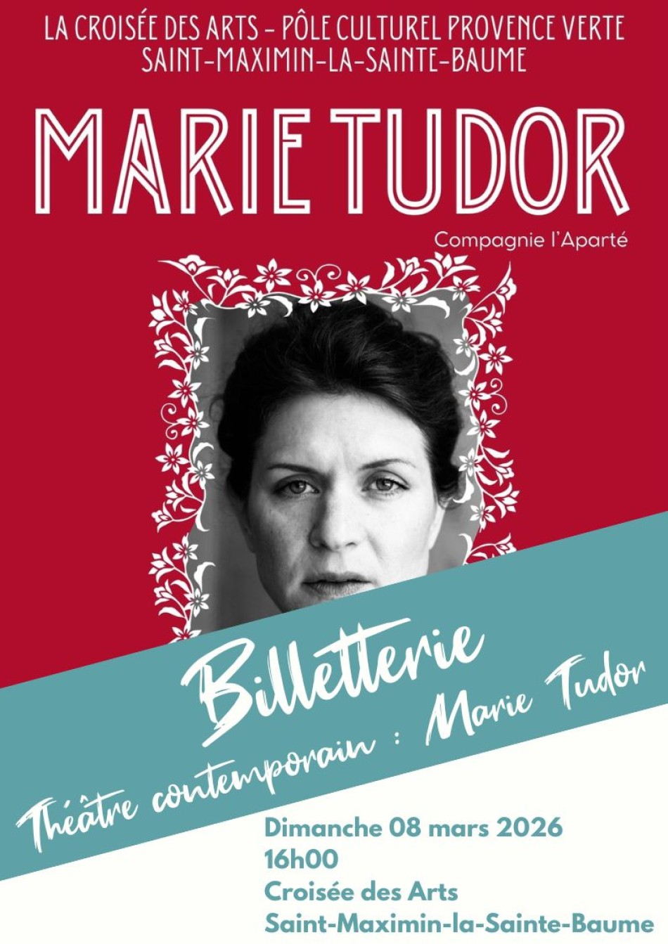 Thtre contemporain : Marie Tudor ( partir de 12 ans) | Croise des Arts