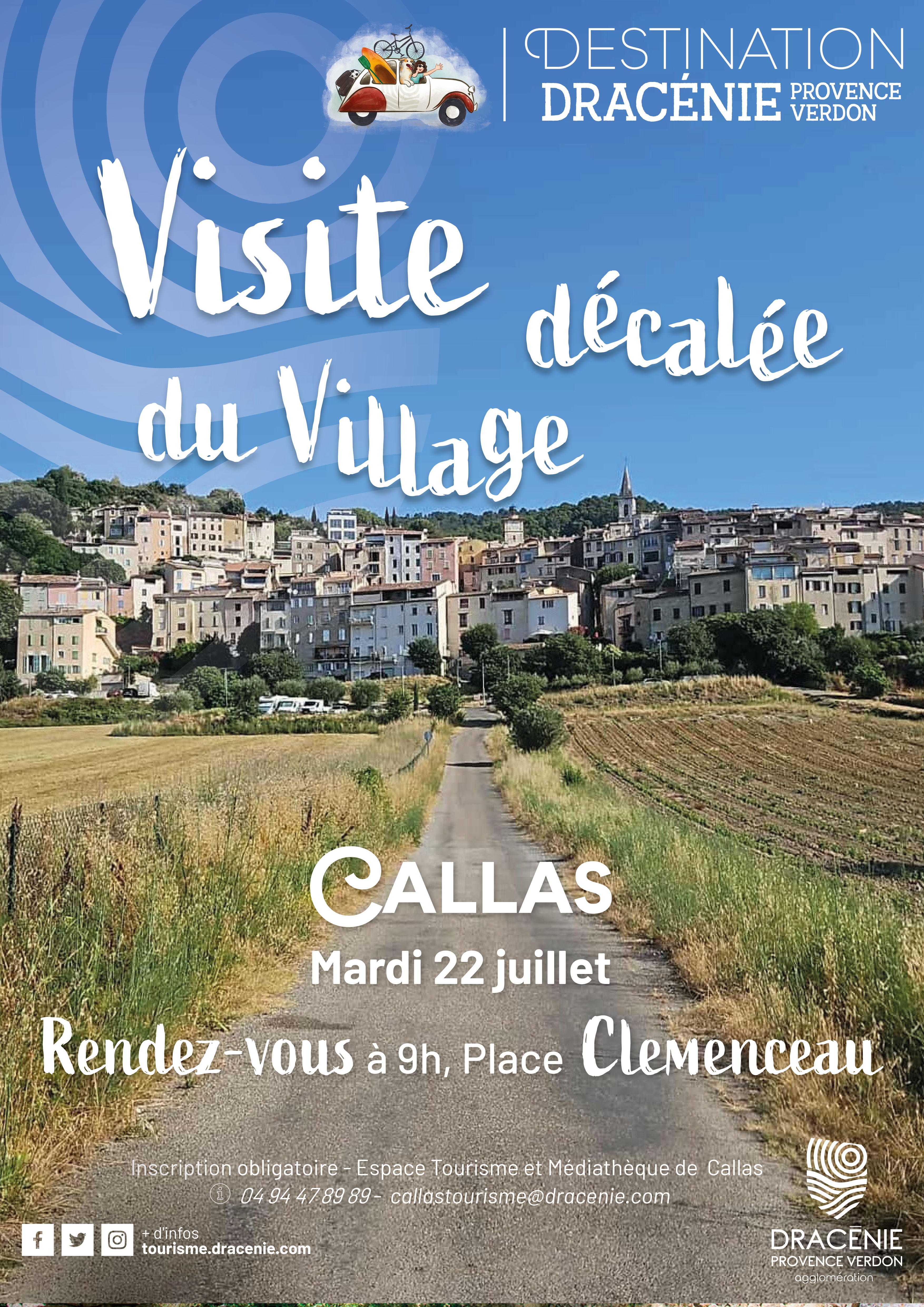 Visite dcale du village de Callas