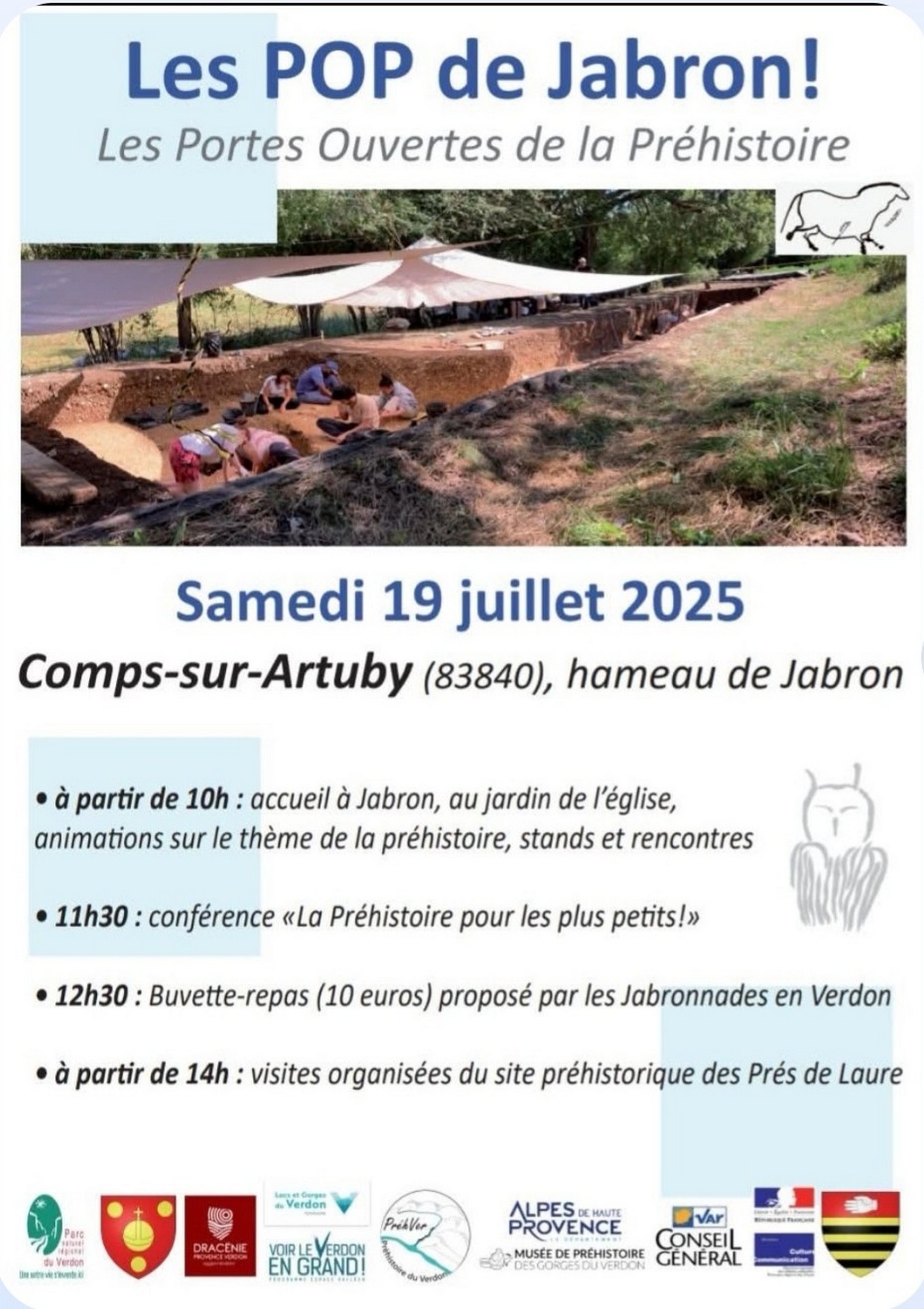 Visite site prhistorique Prs de Laure