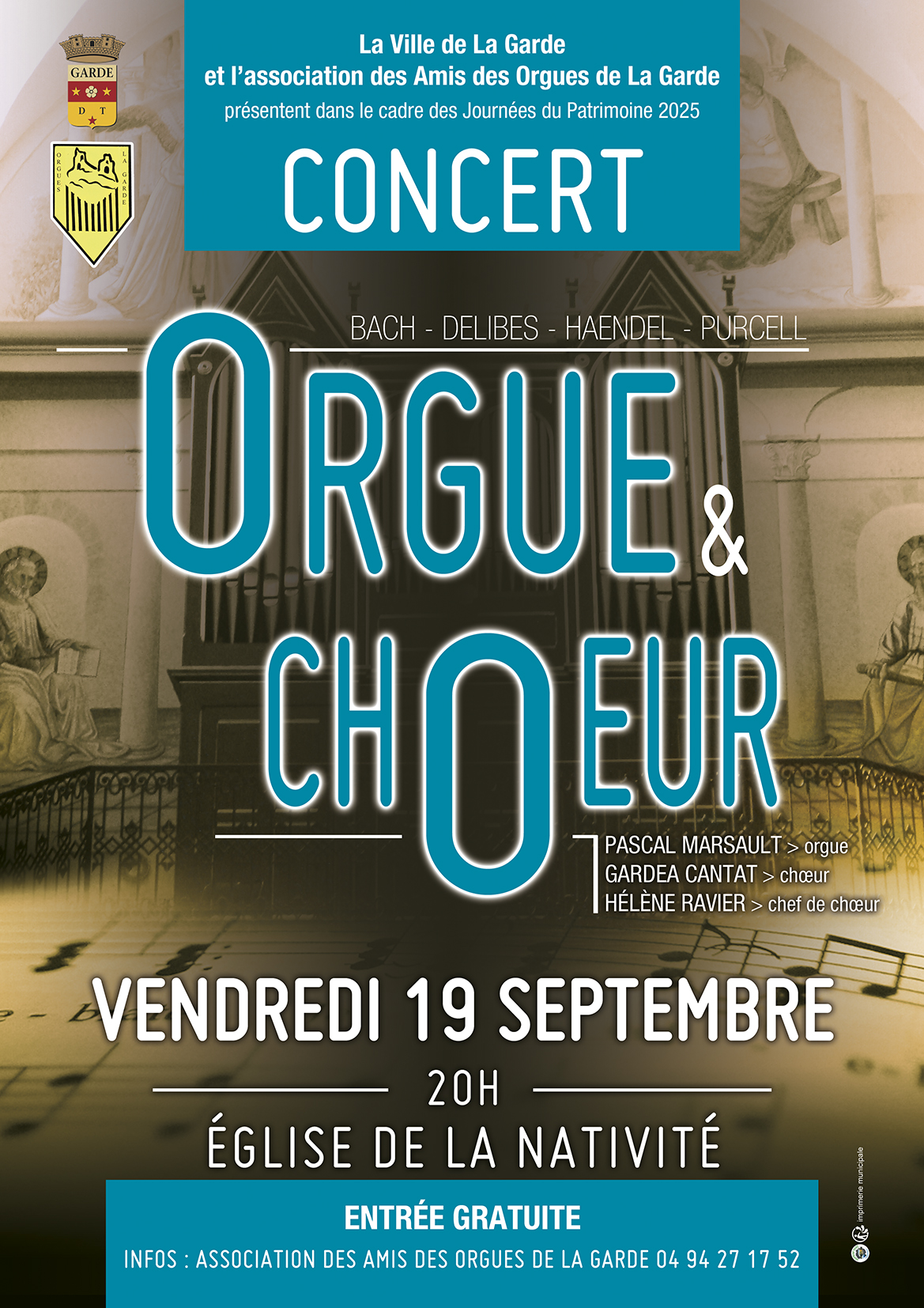 Concert d'orgue avec le choeur Gardea Cantat