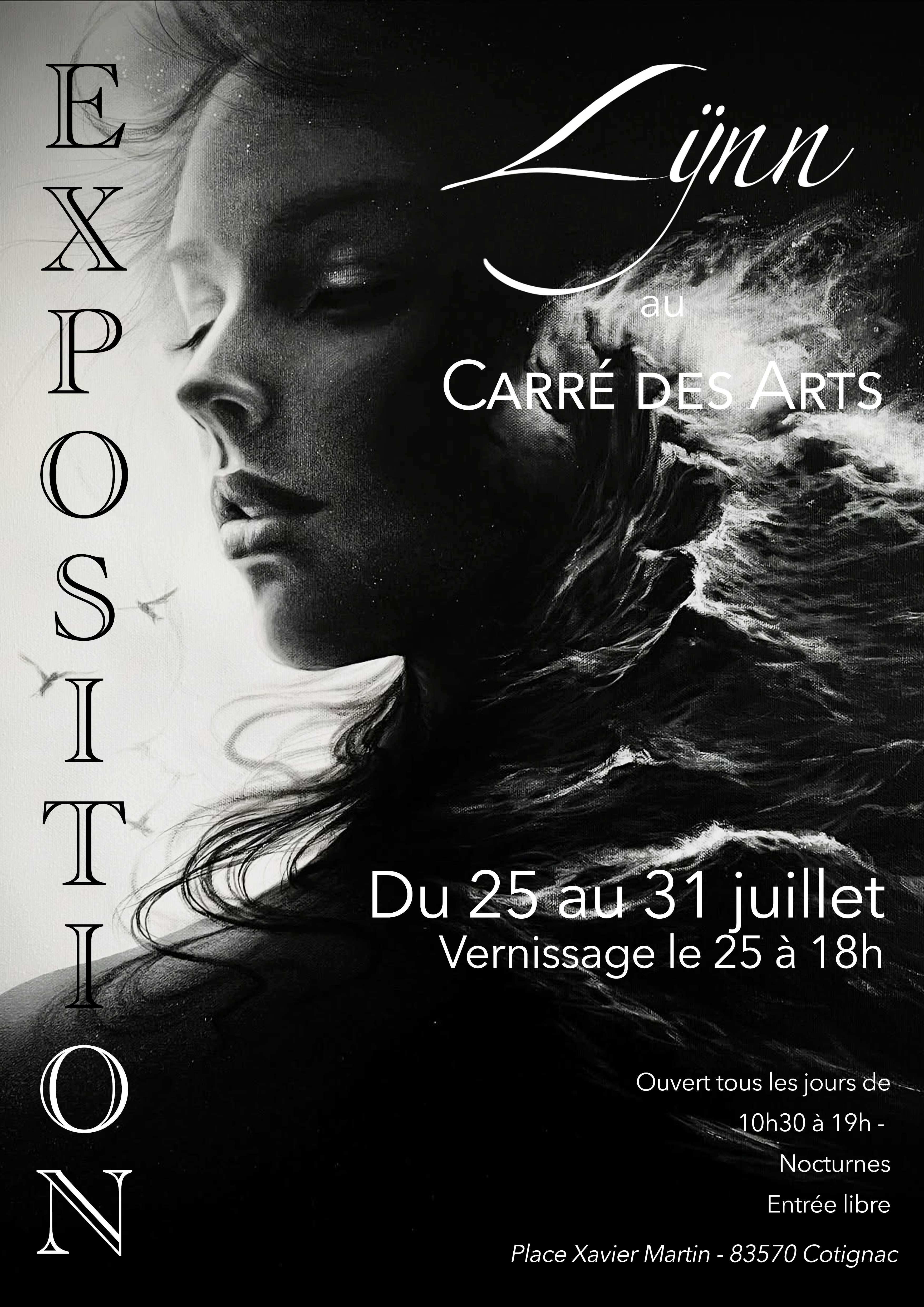 Vernissage de l'exposition : Lnn - Peintures