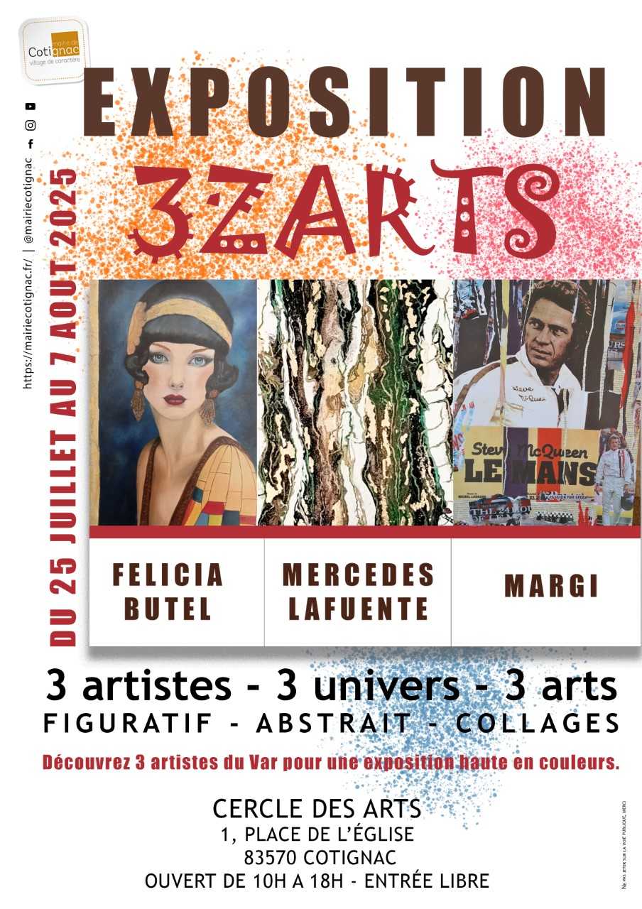 Exposition : 3'Zarts - Peintures et collages