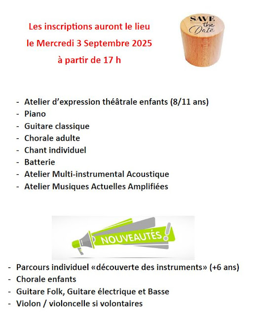 inscription cole de musique des Mes
