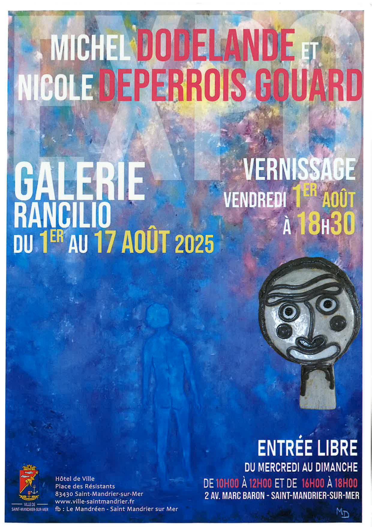 Exposition de Michel DODELANDE et Nicole DEPERROIS GOUARD