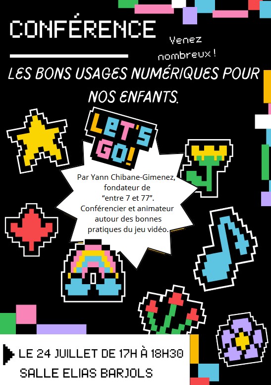 Confrence : Les bons usages numriques pour nos enfants