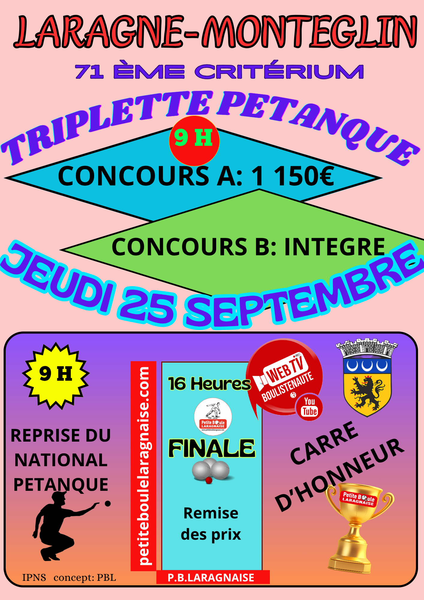 Triplette Ptanque