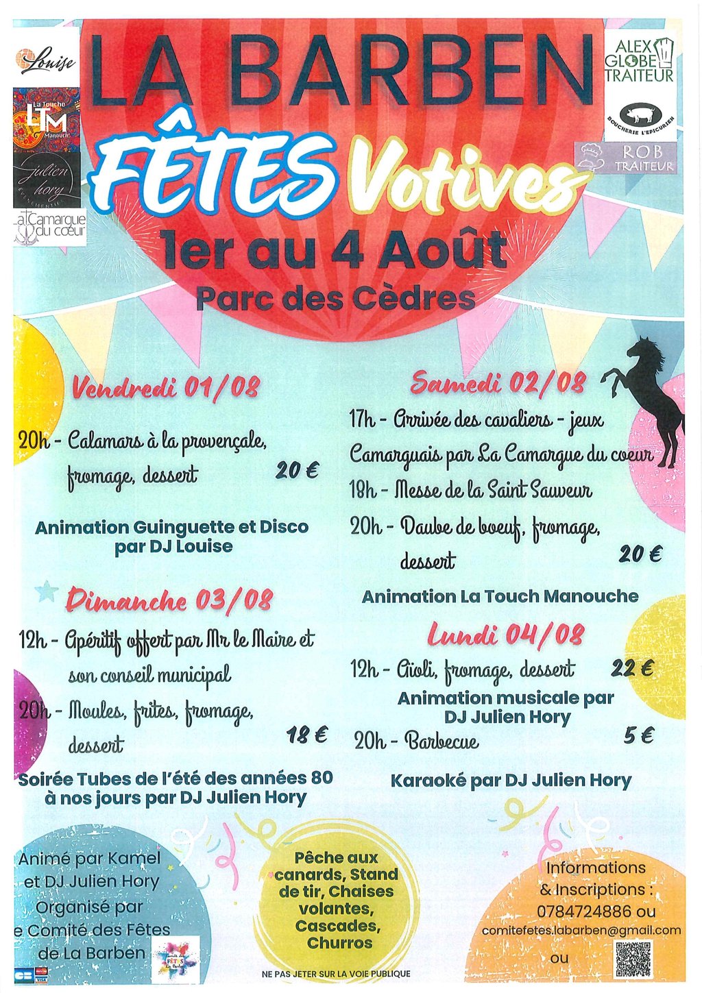 Ftes votives de La Barben : Soire tubes de l't